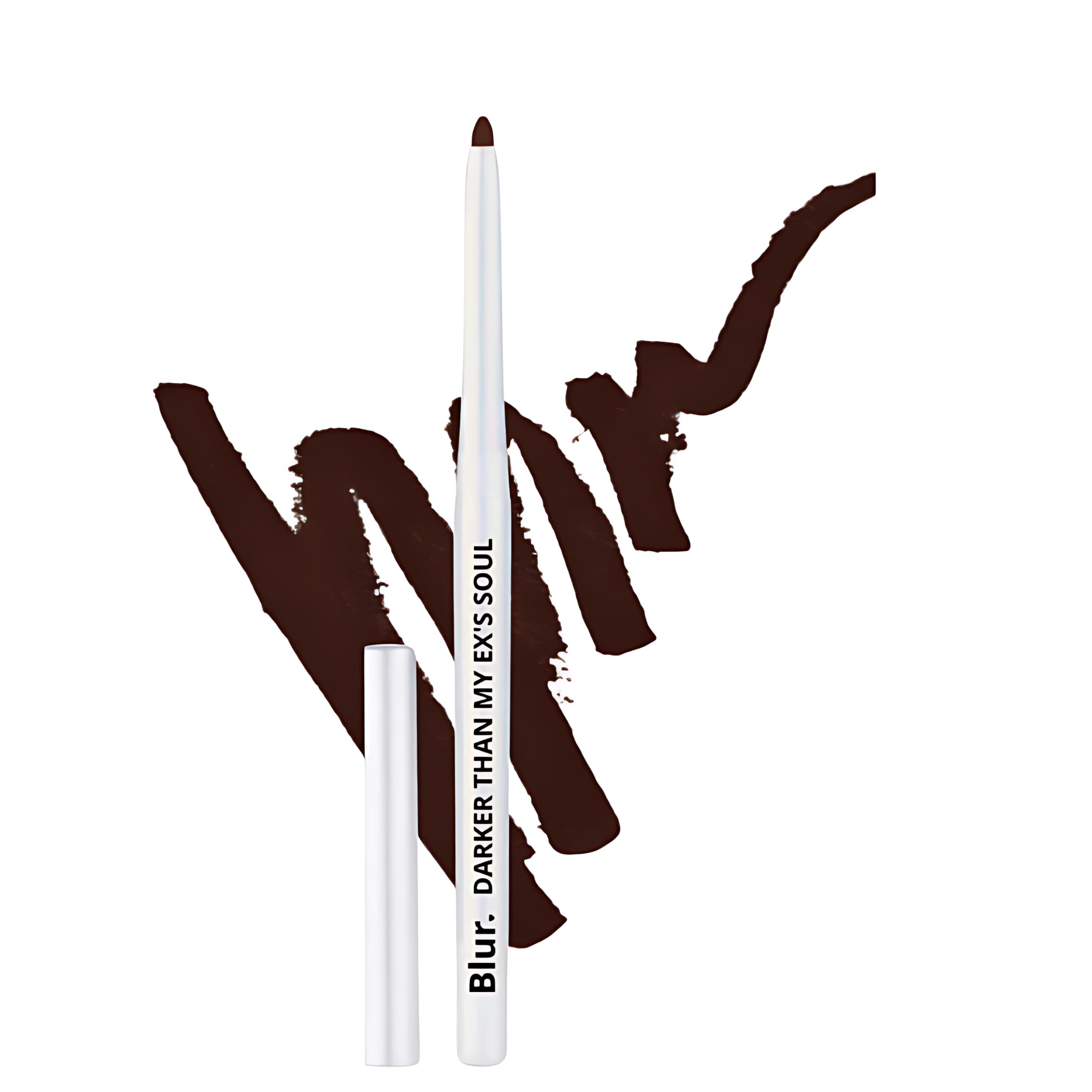 Blur Pencil Matte India Darker Than My ExS Soul Kajal & Lip Liner | Non Smudge, Long Lasting, Super Pigmented, Water-Proof | En