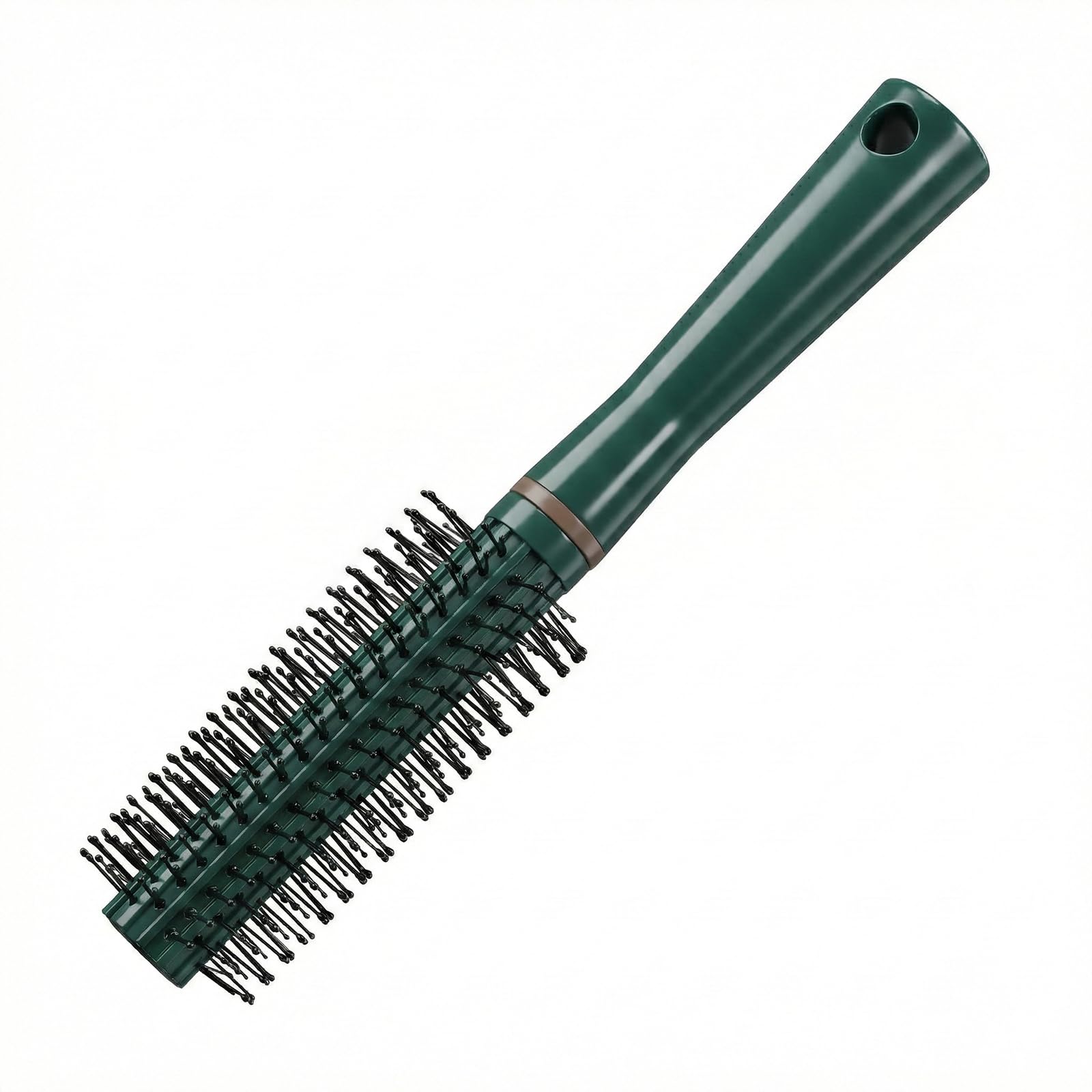 Round Hair Brushes for Women, Styling Brush Anti Static Hair Brush Nylon Bristle Pins with Ball Tips Round Comb for Men and Wome