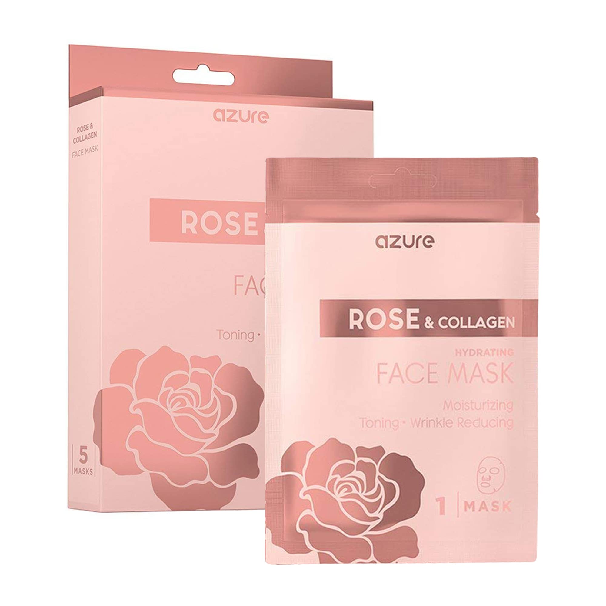 Azure Cosmetics Skin Treatment Mask - Deeply Hydrates, Tightens and Smooths Dry Skin, Softens Wrinkles and Fine Lines, Radiant a