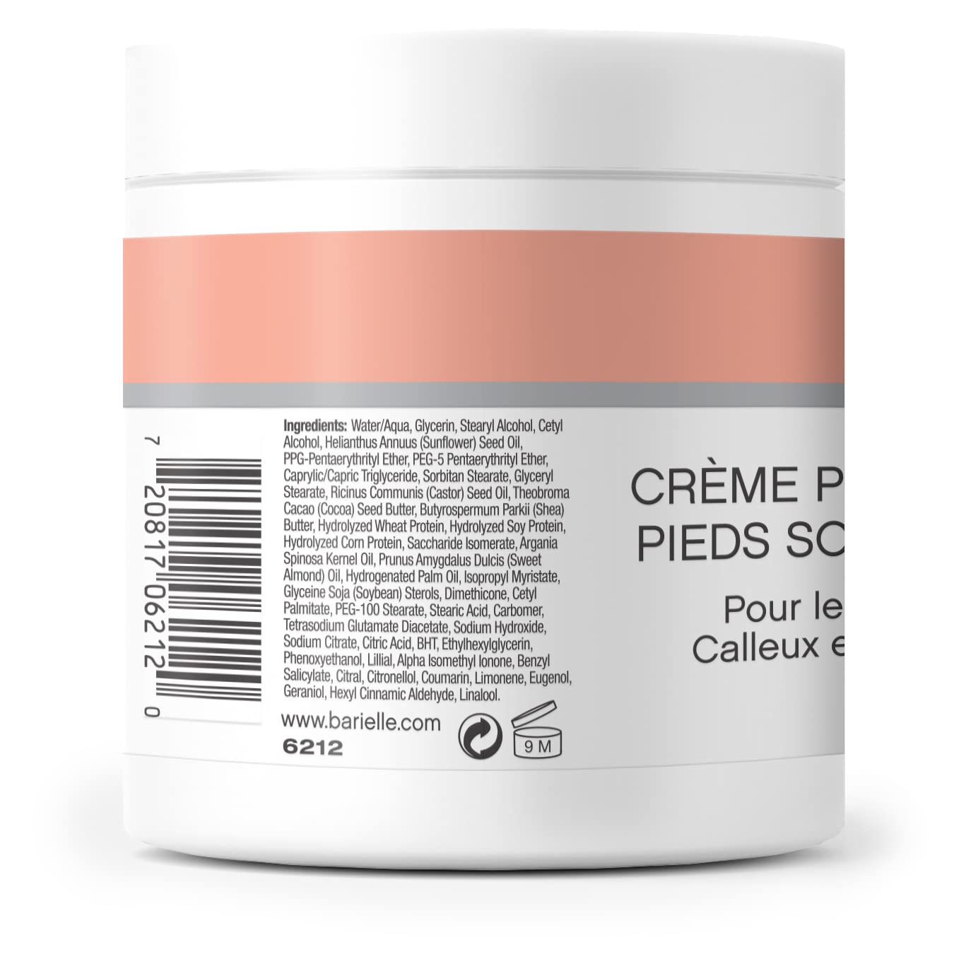 Barielle Total Foot Care Cream 12 Oz - Foot Cream For Dry, Cracked, Feet