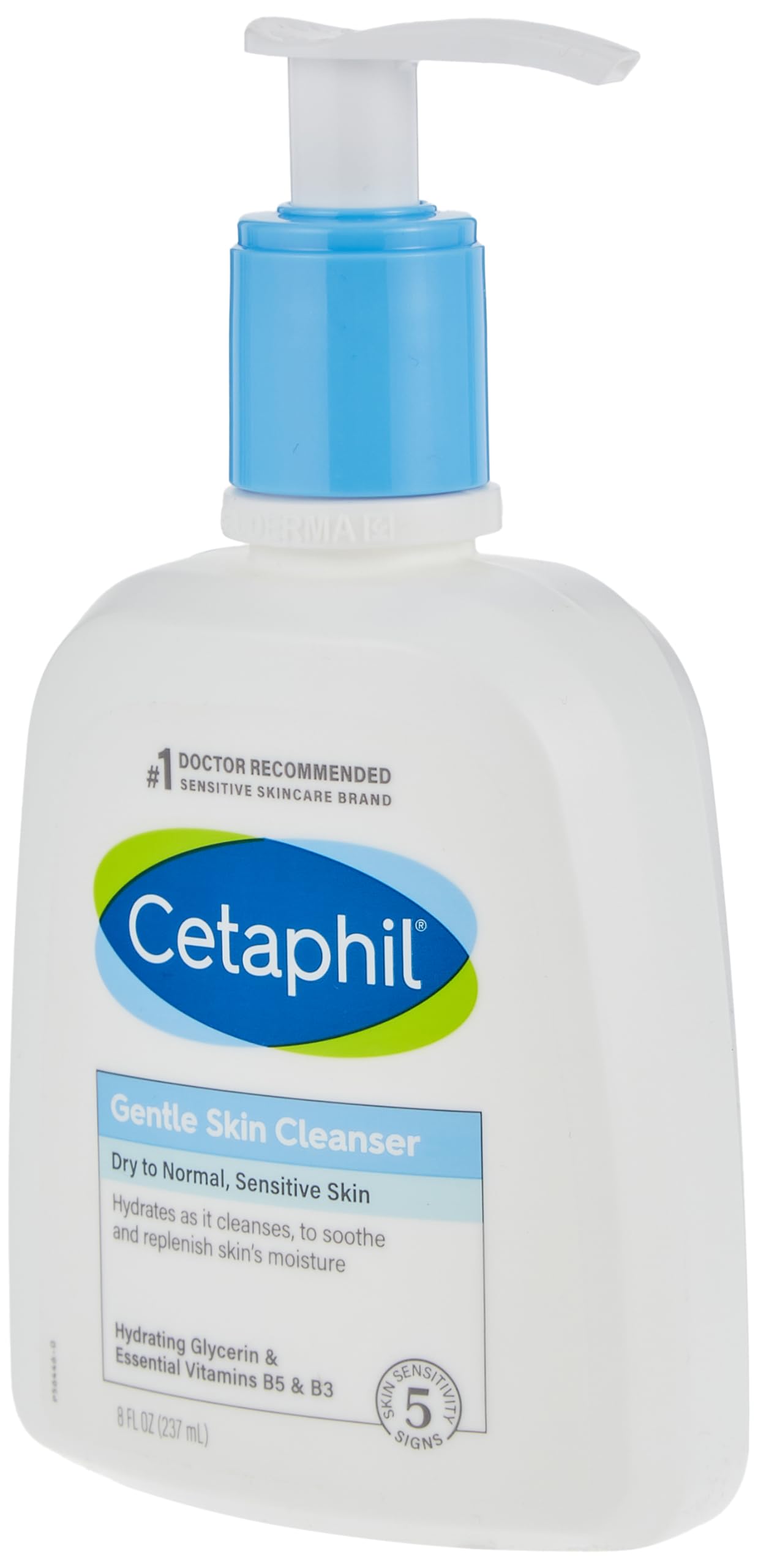 Cetaphil Gentle Skin Cleanser, Dry To Normal, Sensitive Skin, 8 Fl Oz (Pack Of 1)