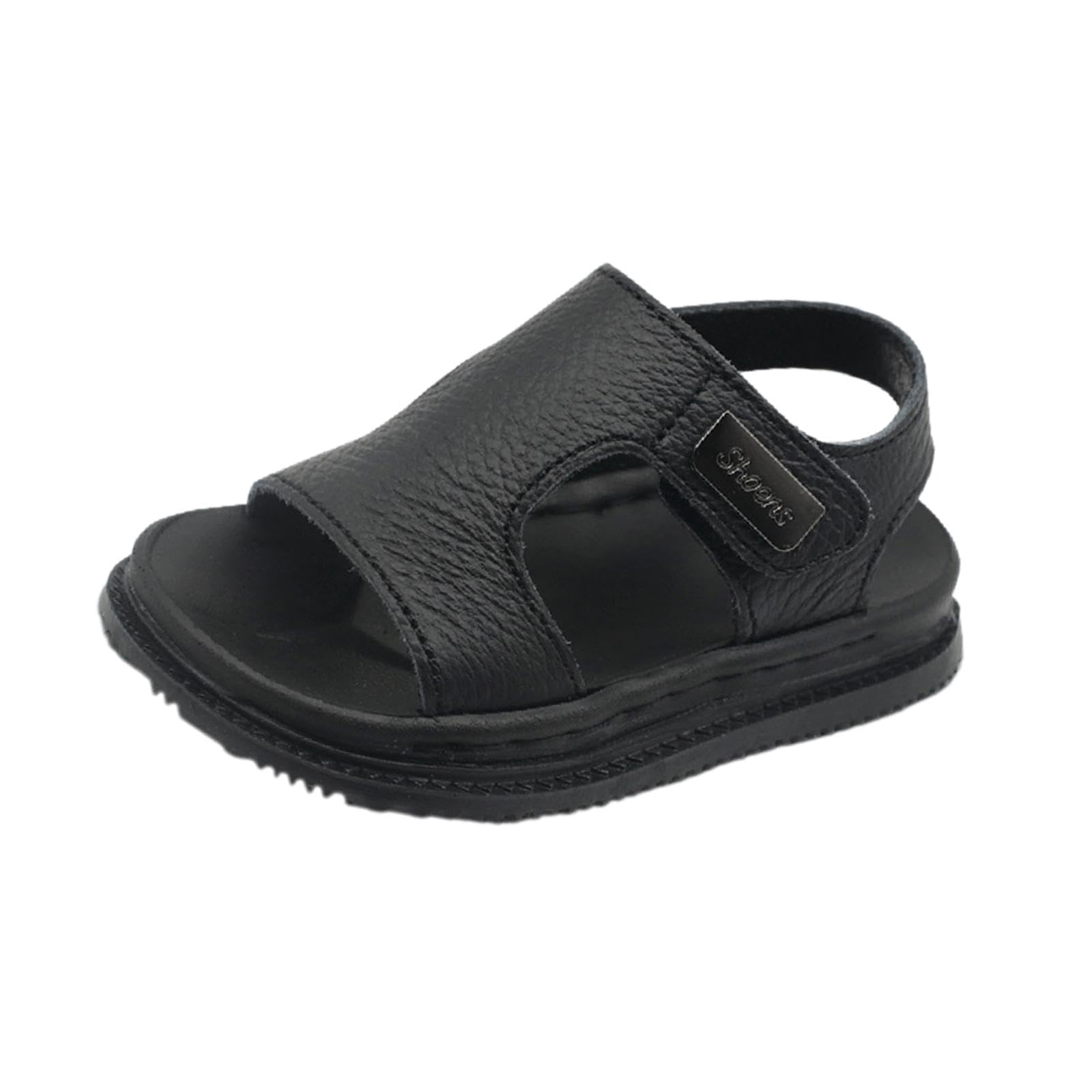 Calandis Children Sandals Casual Lightweight Non Skid Comfortable Open Toe Boys Shoes Black 21 | Boys Shoes | Kids Clothing, S