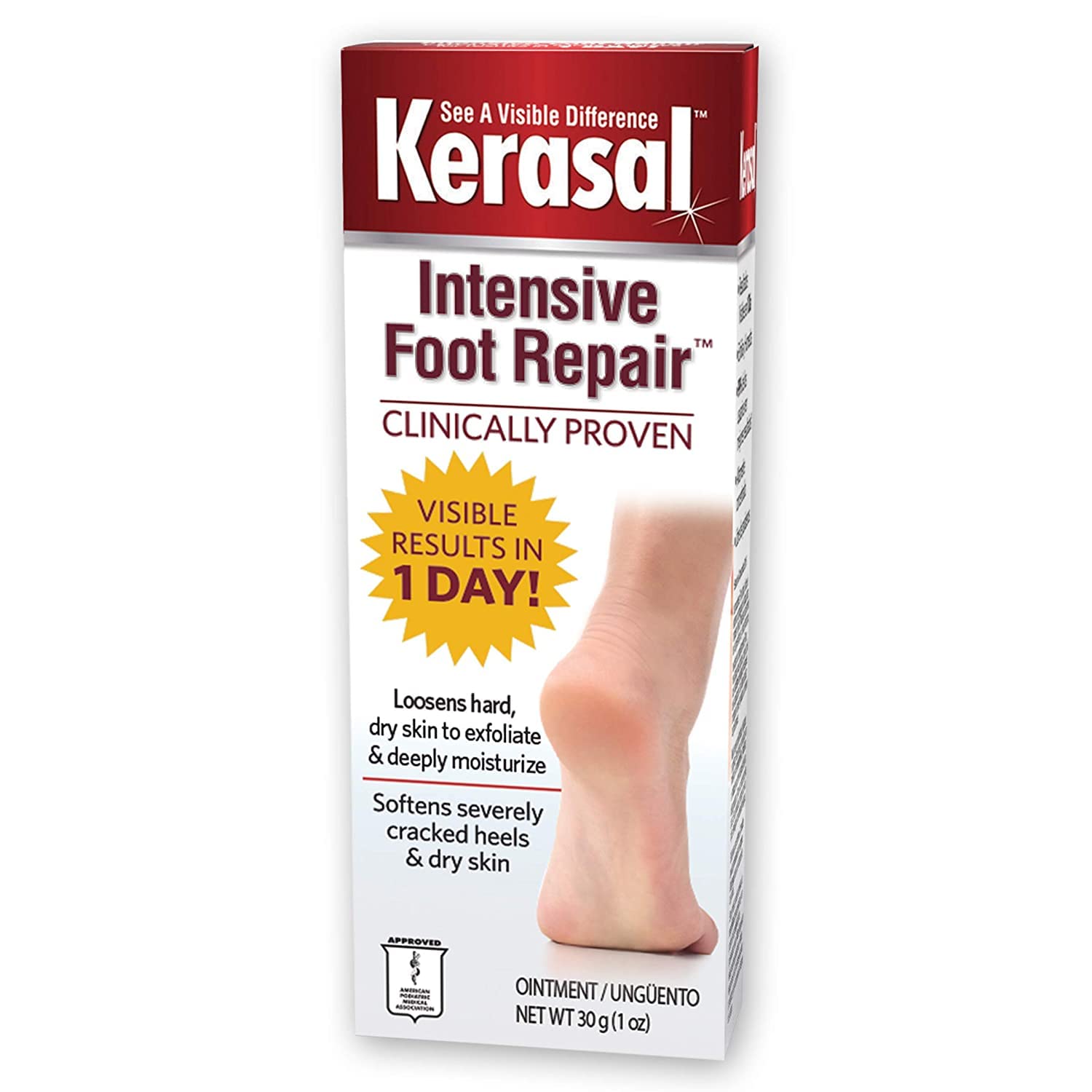 Kerasal Intensive Foot Repair Ointment 1 Oz (Pack Of 12)