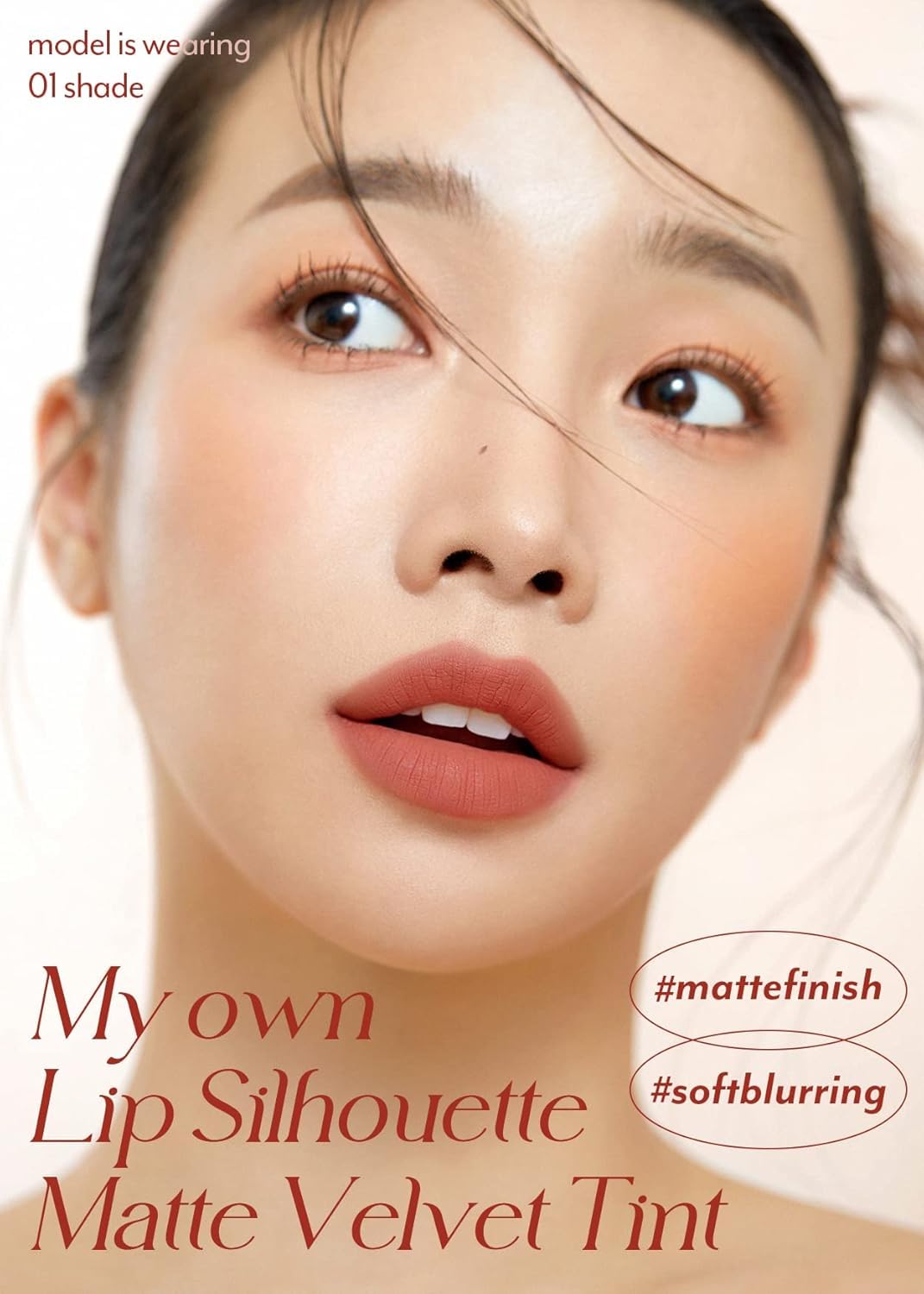 I'M MEME Matte Velvet Tint - Lip Silhouette 08 Granny Pink (Light Pink Shade) | Vivid Color, Long Lasting, Moisturizing & Hydrat