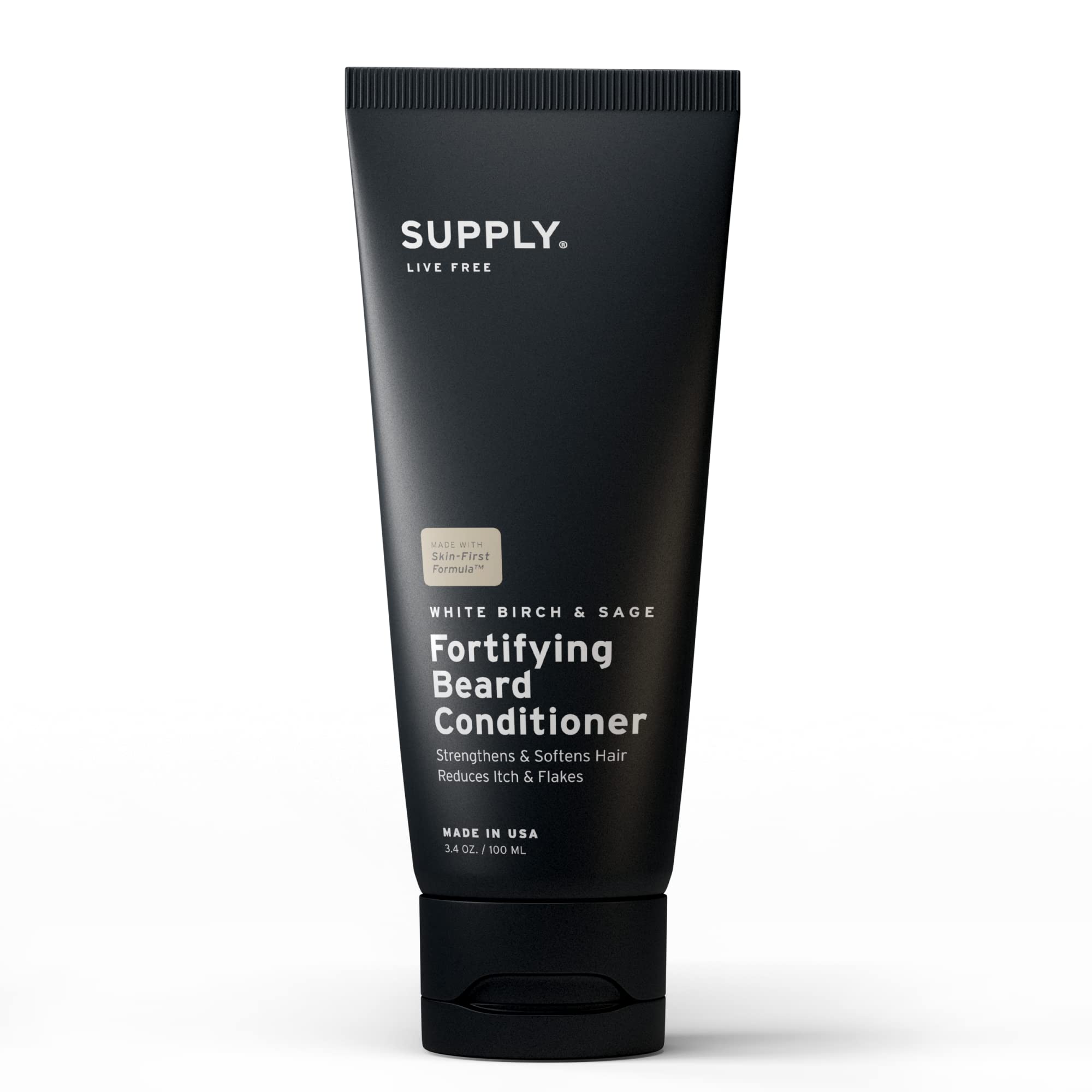 Supply Fortifying Beard Conditioner - Softens, Strengthens, and Nourishes - Prevents Dryness, Itchiness, and Split Ends - Natura