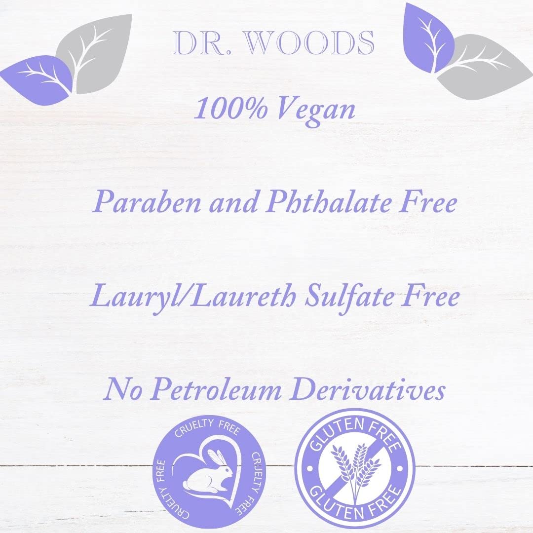 Dr. Woods Pure Relaxing Lavender Liquid Castile Soap, 32 Ounce (Pack of 2)