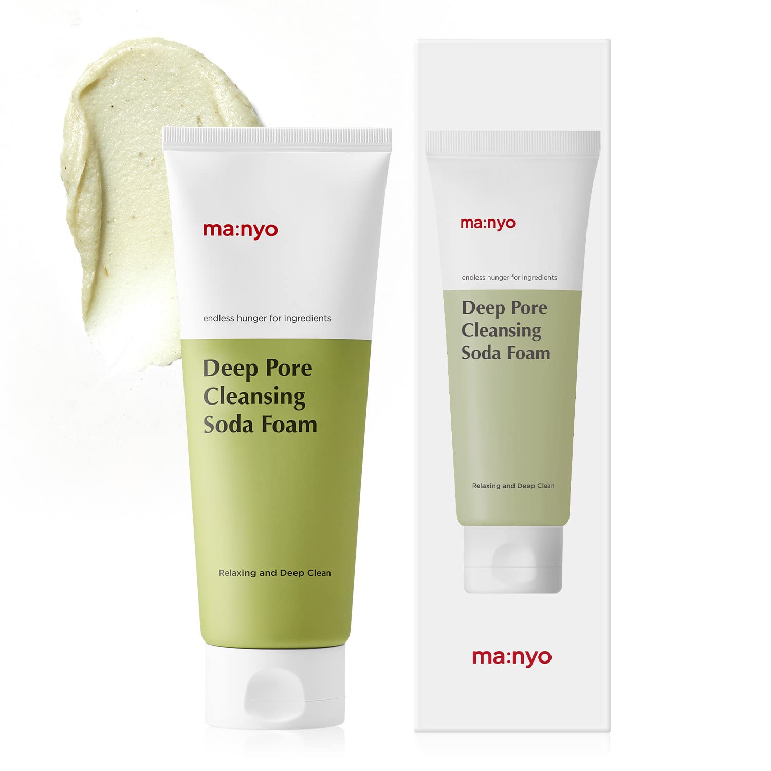 Ma:Nyo Deep Pore Cleansing Soda Foam Daily Face Wash, Non Irritating, With Vitamin C, Chamomile For Women And Men Korean Skin Ca