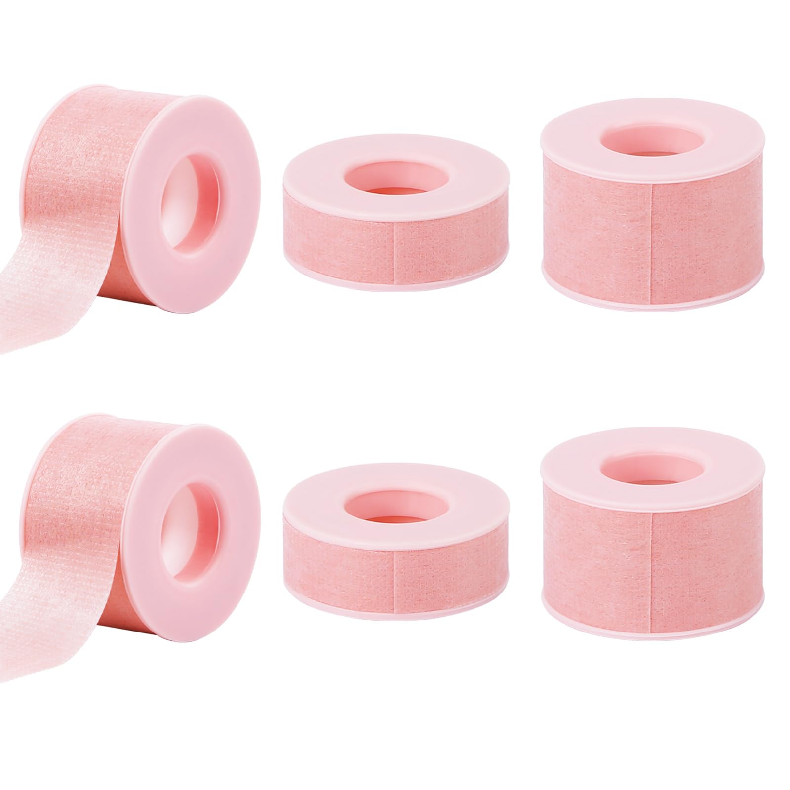 4Pcs Lash Adhesive Tape, Reusable Adhesive Waterproof Silicone Tape Eyelash Tape For Lash Extension Lash Beauty Auxiliary Tools