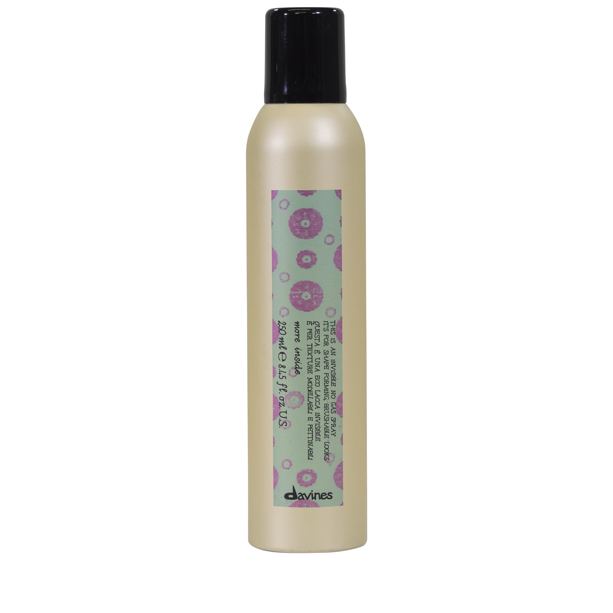 Davines This Is an Invisible No Gas Spray, Humidity-Resistant, Flexible Non-Aerosol Hairspray For Brushable Hold And Touchable F