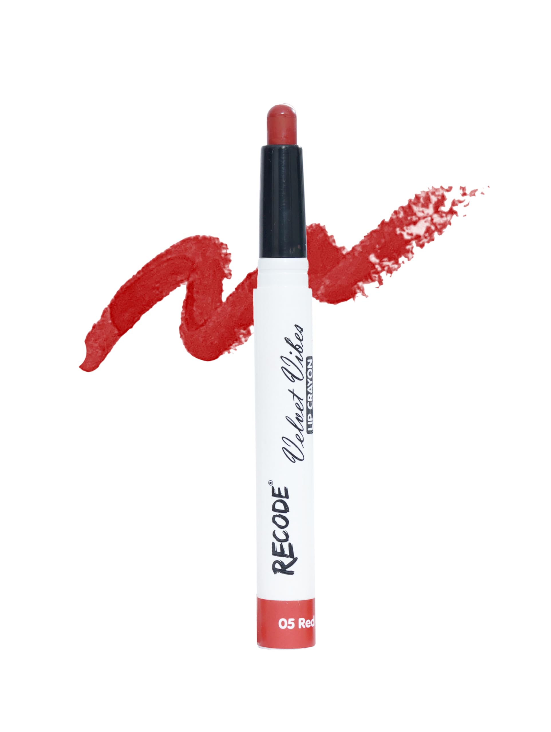 Recode Velvet Vibes Lip Crayon 05 Red Flag Energy 1.5 G