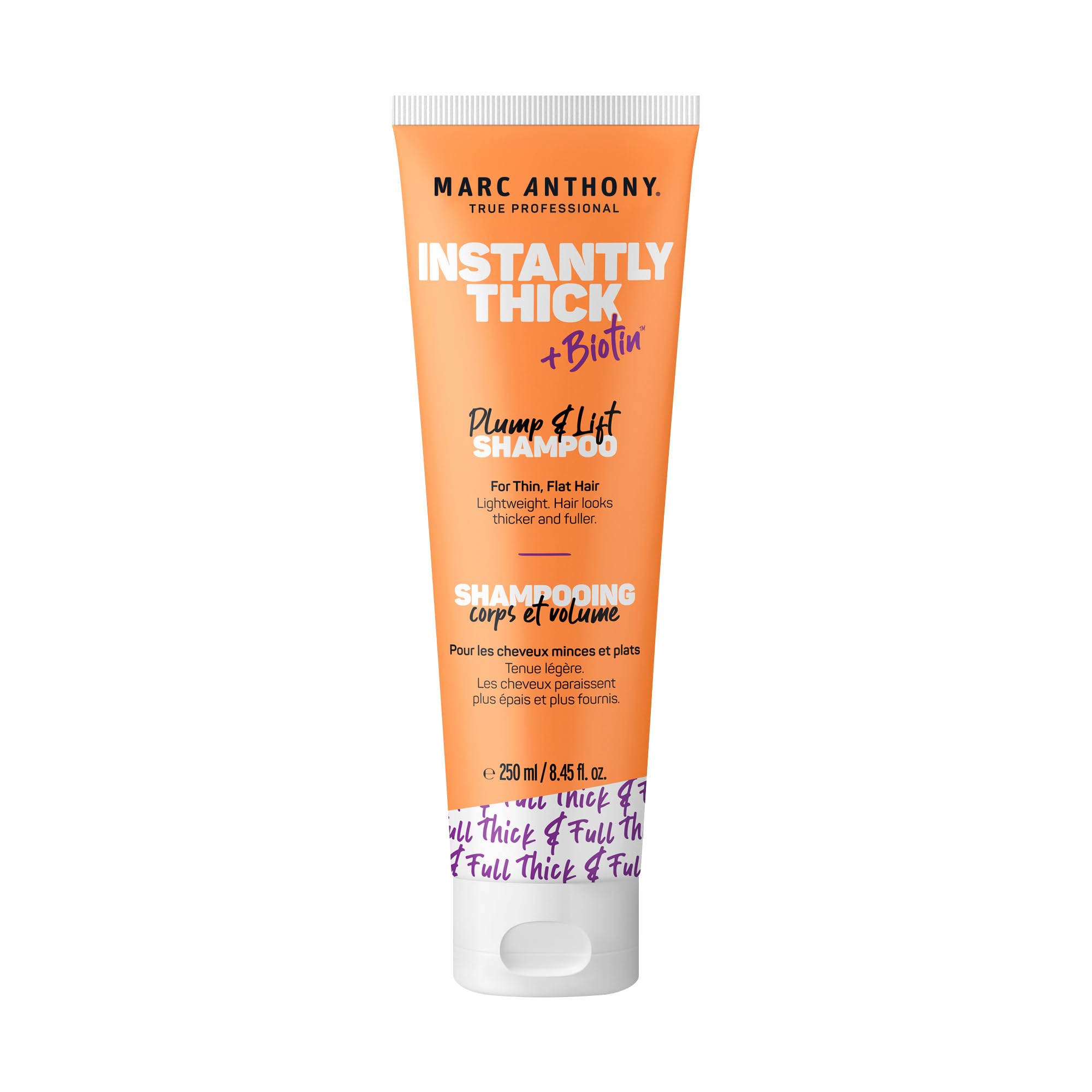 Marc Anthony Hair Thickening Biotin Shampoo, Instantly Thick - Biotin & Aloe Lightweight Shampoo Thicker & Fuller Hair - Volumiz