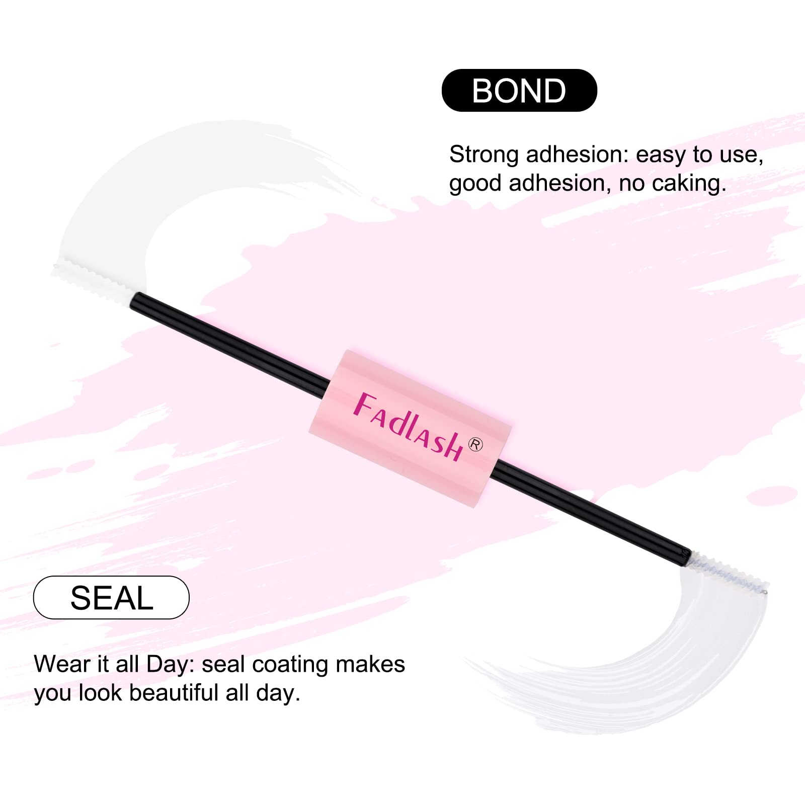 Lash Bond And Seal 10Ml Individual Lashes Glue And Seal Super Strong Hold Diy Lash Extension Kit Hold 48-72 Hours Waterproof Clu
