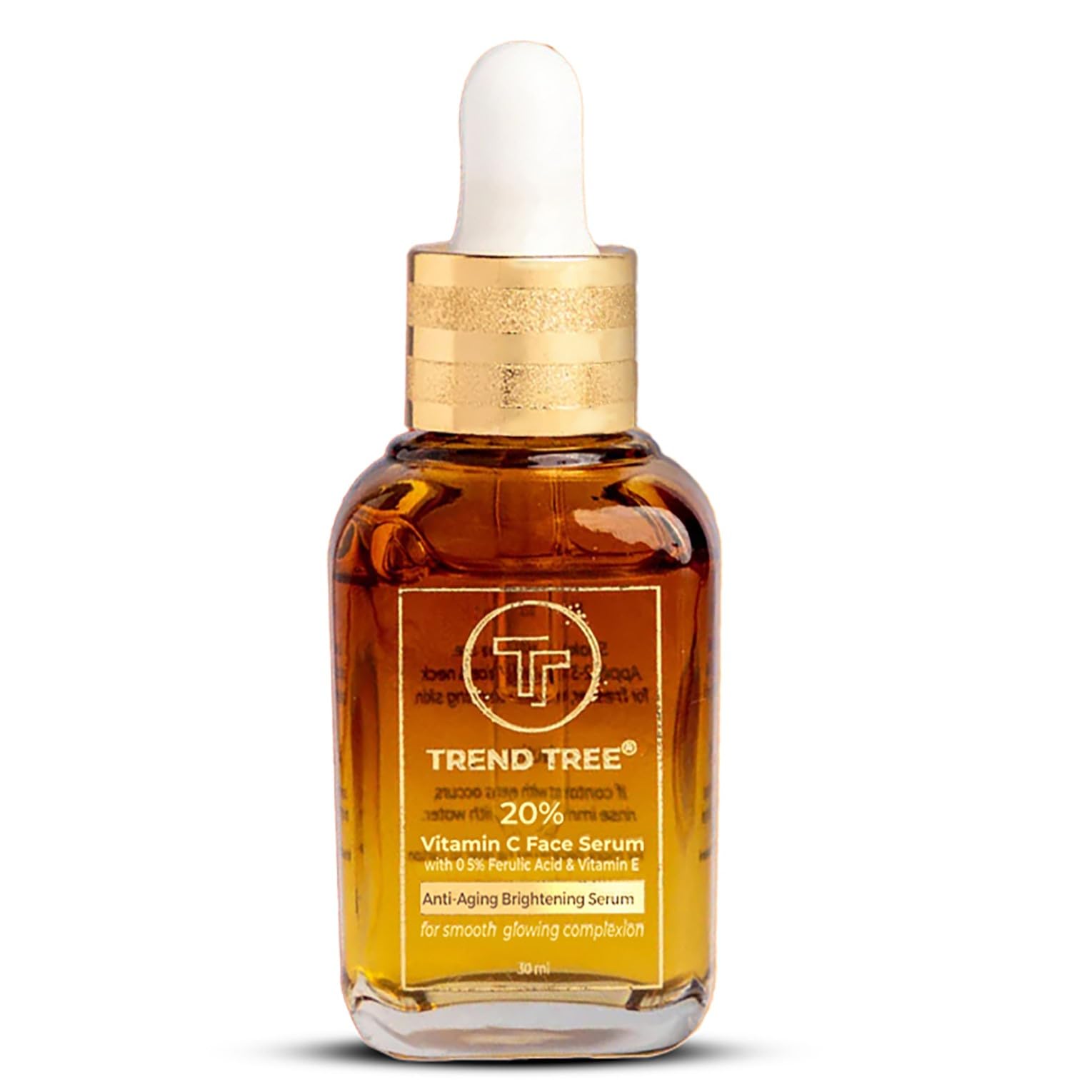 Trendtree Vitamin C Face Serum | Niacinamide, Ferulic Acid & Licorice For Radiant, EvenToned Skin | Hydrating Formula | 30Ml