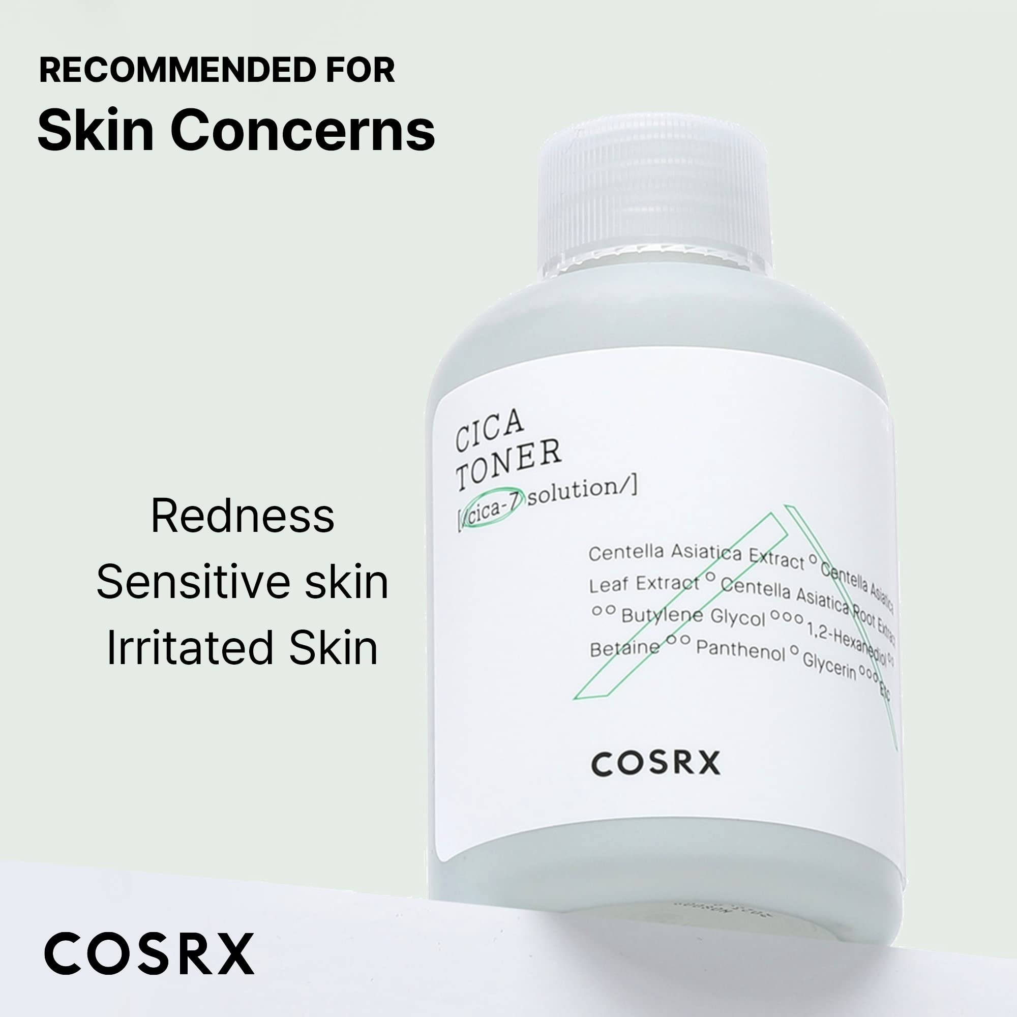 Cosrx Pure Fit Cica Toner, 150Ml / 5.07 Fl.Oz | Soothing Korean Toner For Sensitive Skin | Centella Asiatica Facial Toning Water