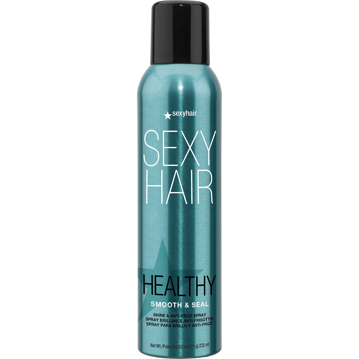 Sexyhair Healthy Smooth And Seal Shine And Anti-Frizz Spray, 6 Oz | Smooths Cuticle | Adds Shine And Reduces Frizz | All Hair Ty