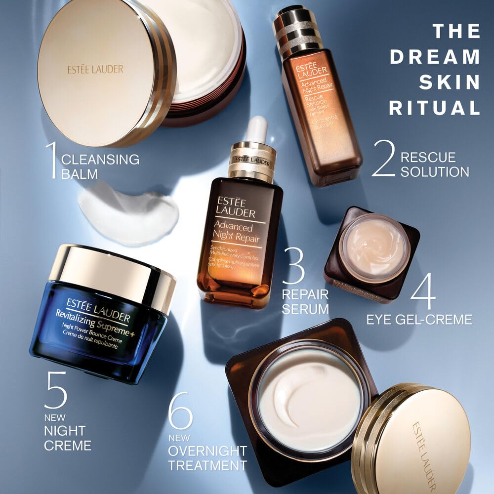 Est  E Lauder Revitalizing Supreme+ Night Power Bounce Cream Moisturizer With Peptides For Firmness, 1.7 Ounce
