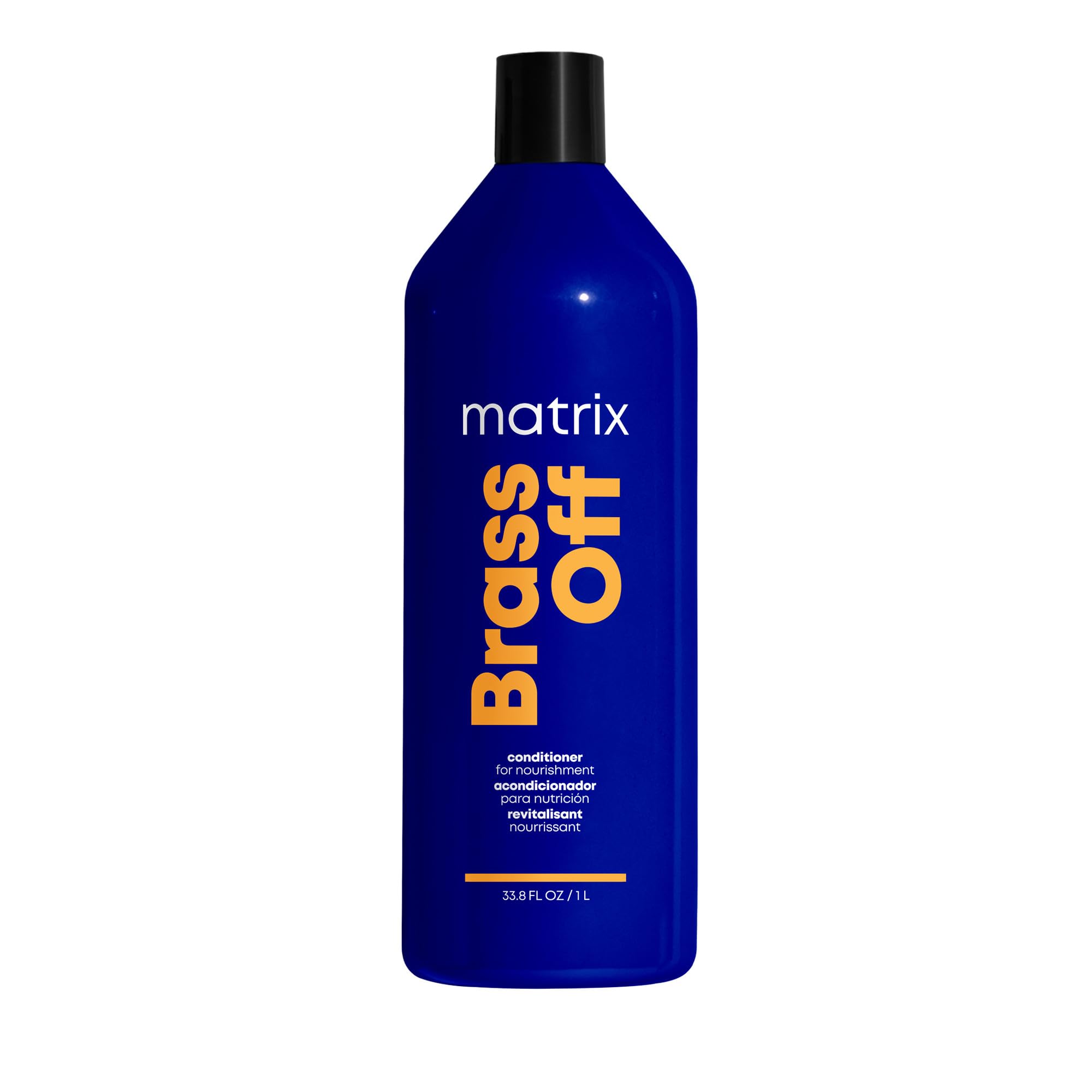 Matrix Brass Off Nourishing Conditioner | Moisturizes Dry Hair | For Color Treated & Bleached Hair | Non-Color Depositing | Leav