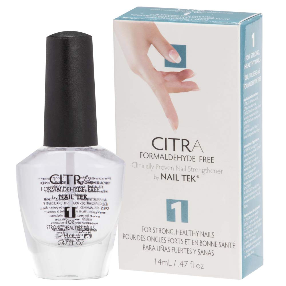 Nail Tek CITRA1 Nail Strengthener, Ideal for Strong, Healthy Nails, Daily Nail Treatment, 0.47 fl oz, 1Pack
