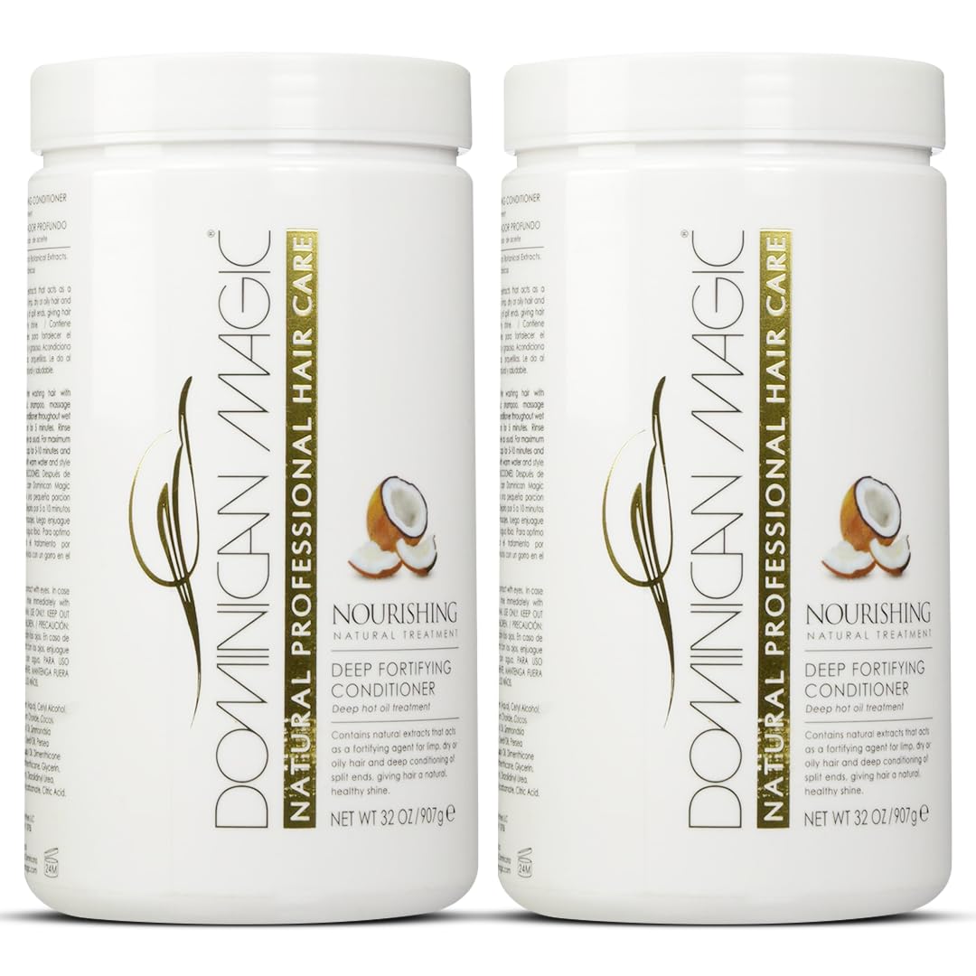 Dominican Magic Deep Fortifying Conditioner, 32 oz (Pack of 2)