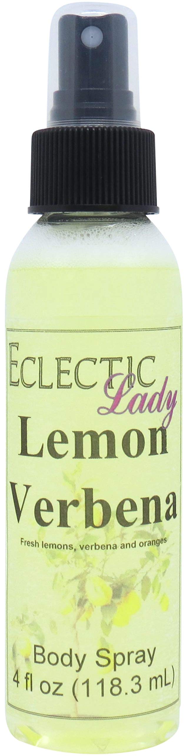 Eclectic Lady Body Spray for Women, 4 Oz Lemon Verbena Body Mist with Long-Lasting Fragrance, Fresh, Wonderful Scent for Spring 