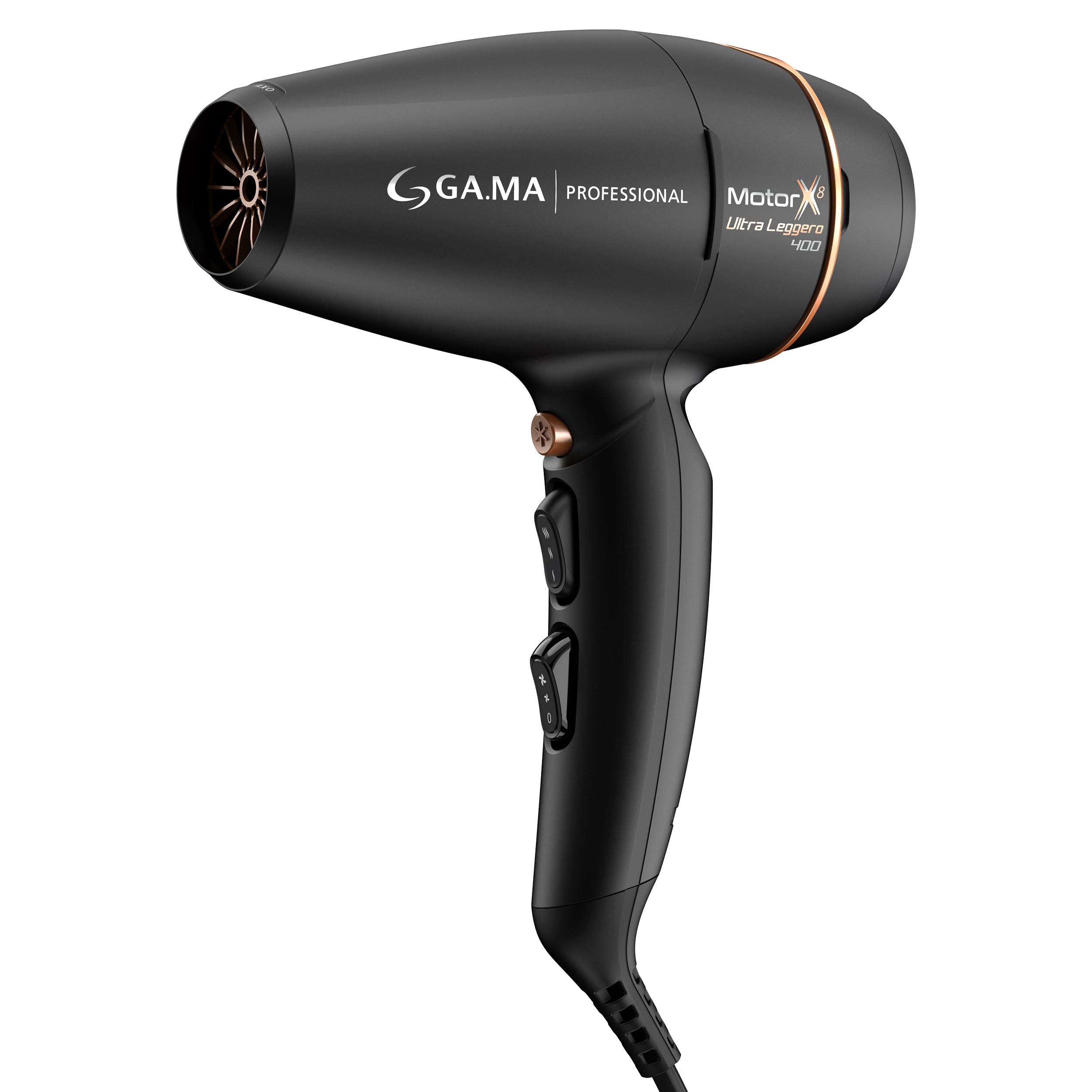 GA.MA Italy Professional Bravo X8 Corded Hair Dryer, 2000W AC Motor