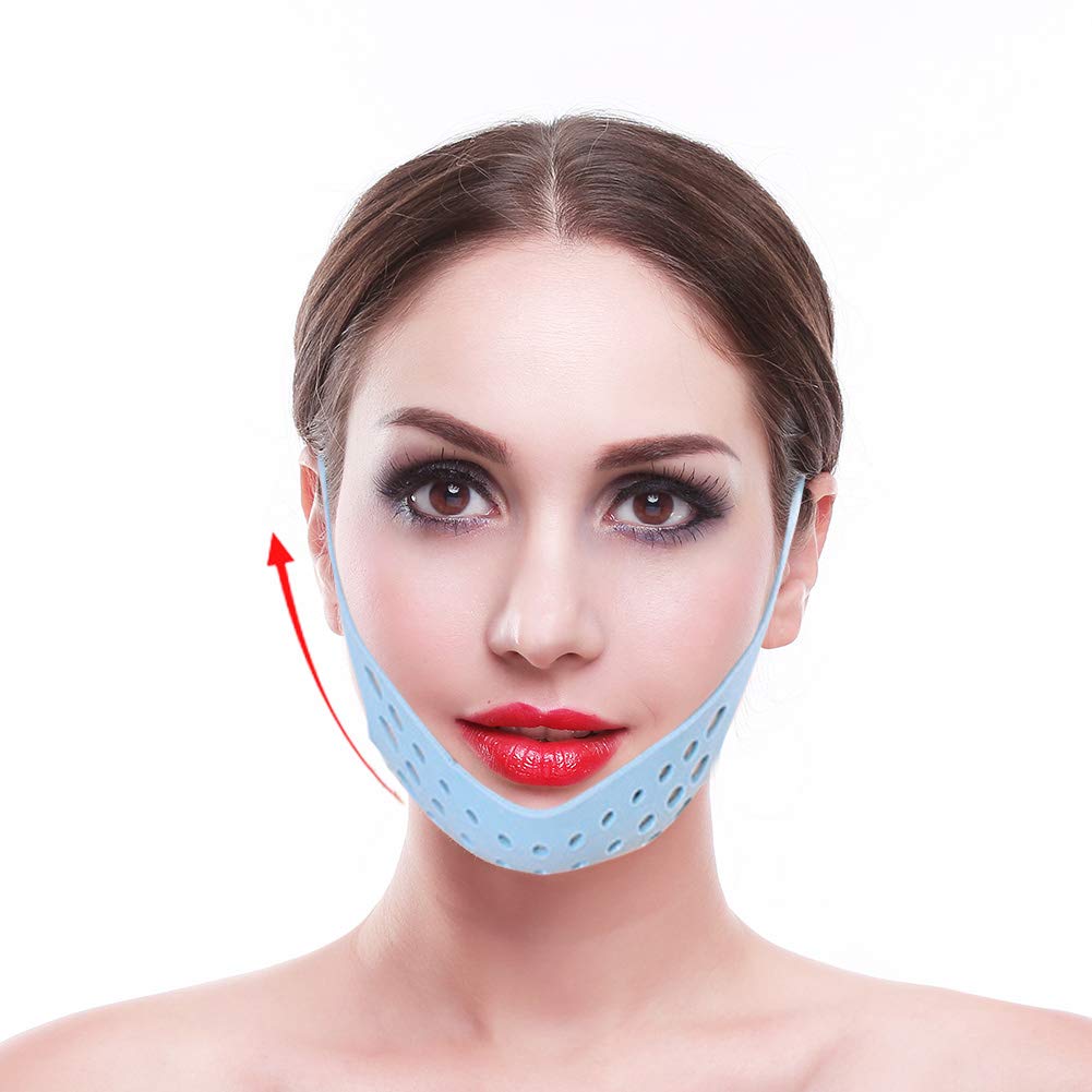 Sonew V Line Face Contour Lifting Firming V-Shaped Slimming Thin Face Belt Health Care Facial Belt Bandage Face Chin Up
