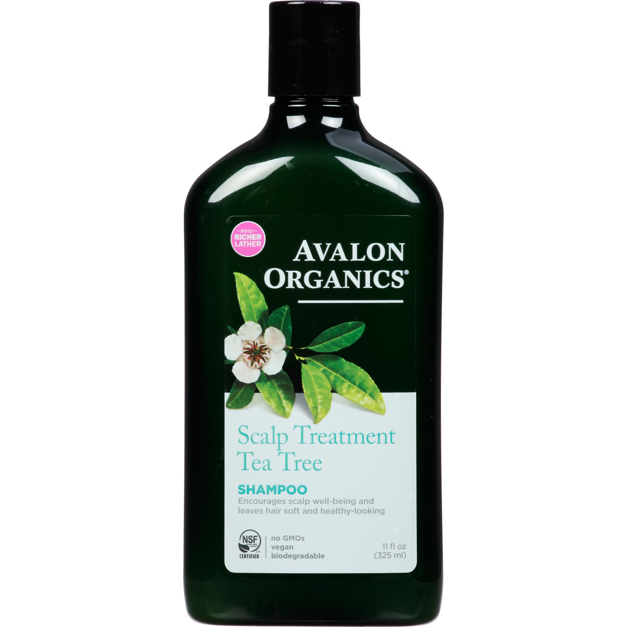 Avalon Organics Shampoo, Scalp Treatment Tea Tree, 11 Oz