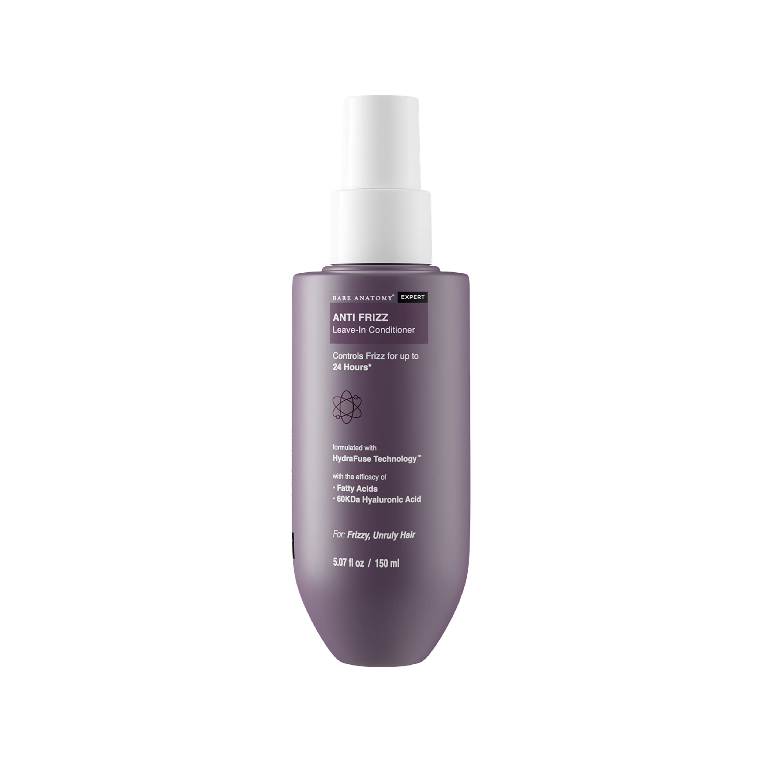 Bare Anatomy Anti Frizz Leave In Conditioner | Deep Conditioned Frizz Controlled Hair For 24 hrs | For Dry & Frizzy Hair | For W