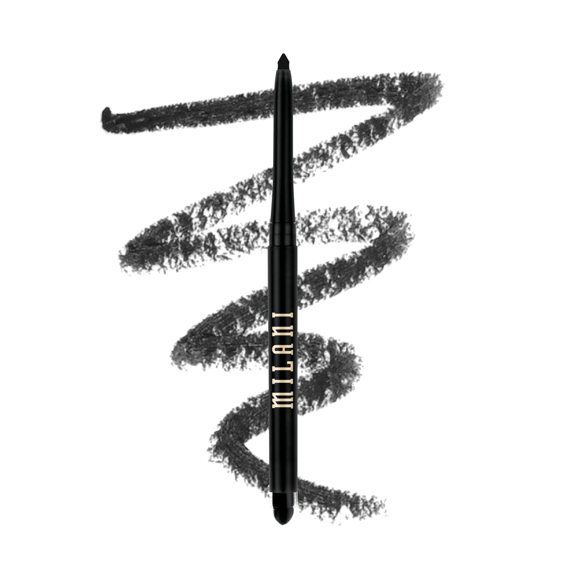 Milani Stay Put Eyeliner - After Dark (0.01 Ounce) Cruelty-Free Self-Sharpening Eye Pencil with Built-In Smudger - Line & Define