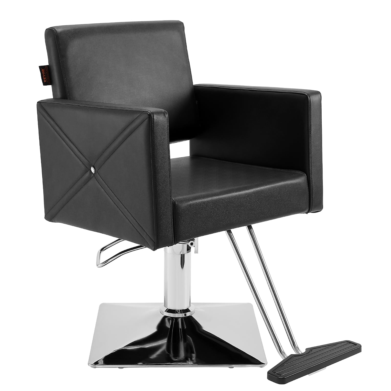 Vevor Salon Chair, Barber Chair For Hair Stylist, Styling Chair With Heavy Duty Hydraulic Pump, 360 Swivel Hair Salon Chair With