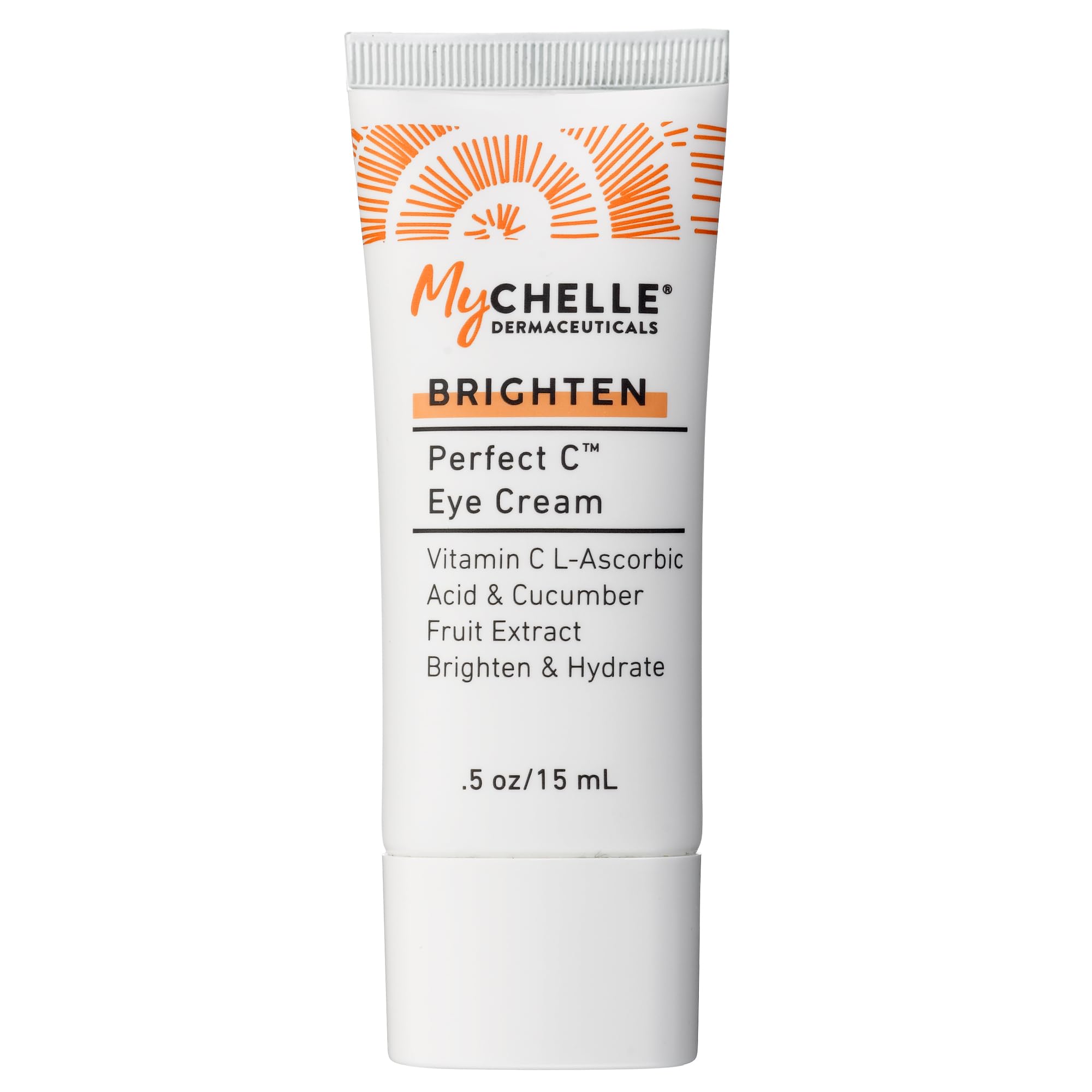MyCHELLE Dermaceuticals Perfect C Eye Cream (.5 Fl Oz) - Eye Cream for Dark Circles and Puffiness with Vitamin C & Plant Stem Ce
