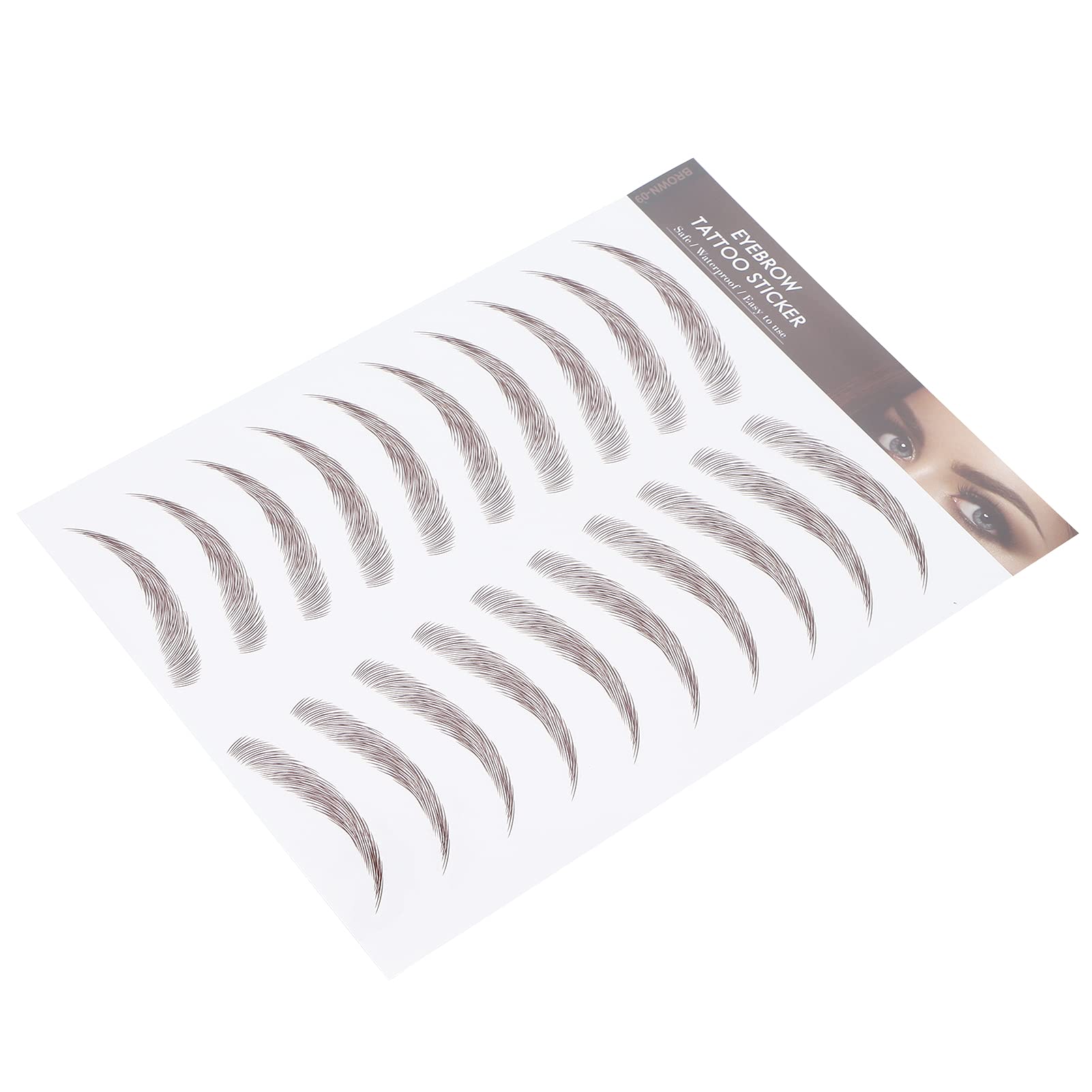 Eyebrow Tattoos Stickers Professional Waterproof Eyebrow Grooming Shaping Tattoo Sticker Eyebrow Transfer Sticker For Women(Brow