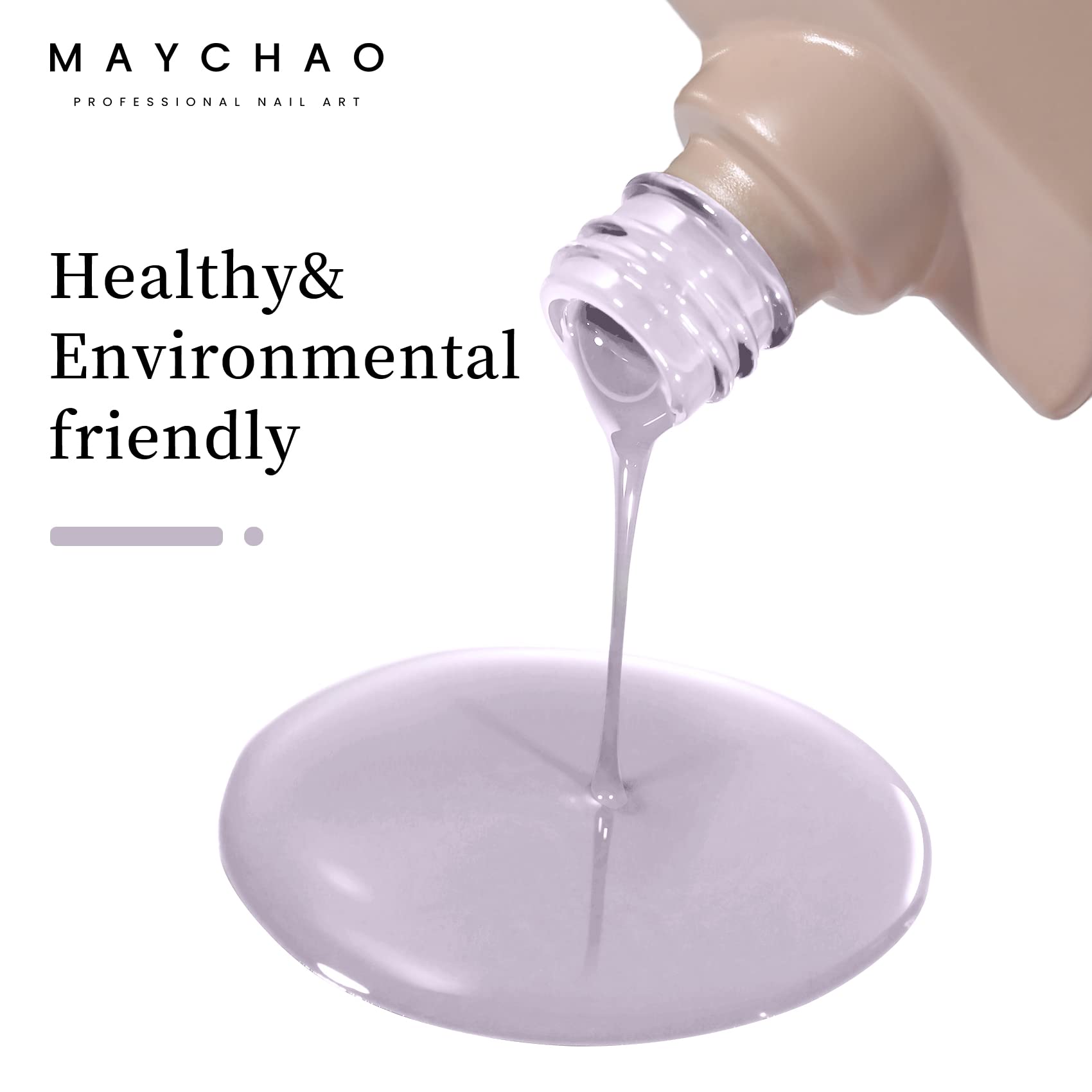 Maychao 15Ml Gel Nail Polish 1Pc Lavender Gel Polish Soak Off Uv Led Nail Polish Nail Art Starter Manicure Salon Diy At Home, 0.