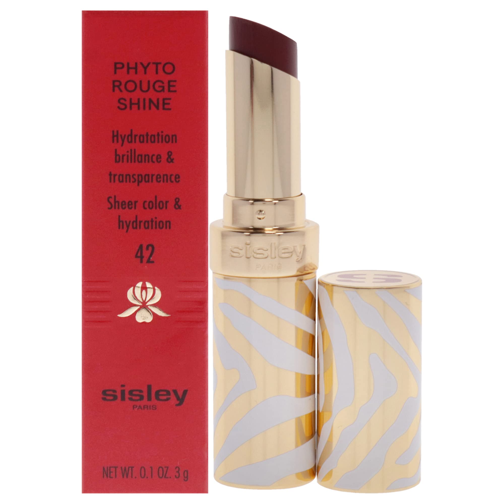 Sisley By Sisley Phyto Lip Shine Ultra Shining Lipstick - # Sheer Cranberry --3G01Oz(D0102H5F26X)