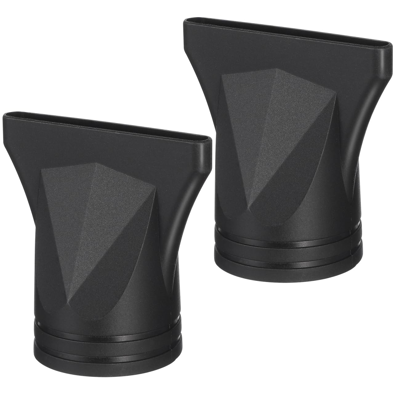 Angoily Universal Hair Dryer Nozzle 2Pack HeatResistant Blow Dryer Attachment 2.95X2.87X1.77In Lightweight Plastic Concentrato