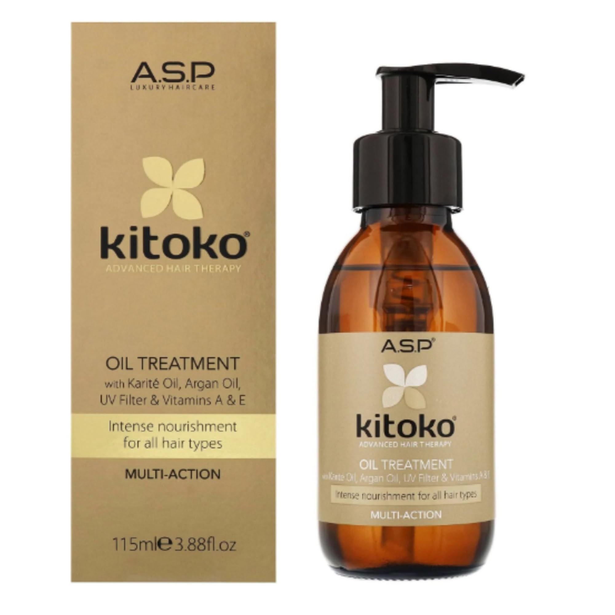 Affinage Kitoko Oil Treatment 3.88 Ounce With Easy Dispensing Pump