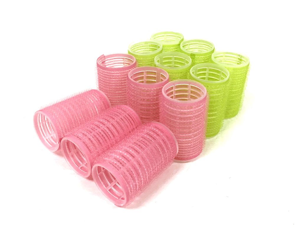 Self Hair Grip Curlers Rollers Pro Salon Hairdressing (Large)