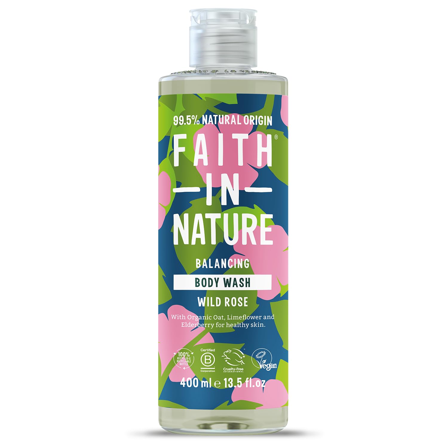 Faith in Nature Wild Rose Bodywash 400ml