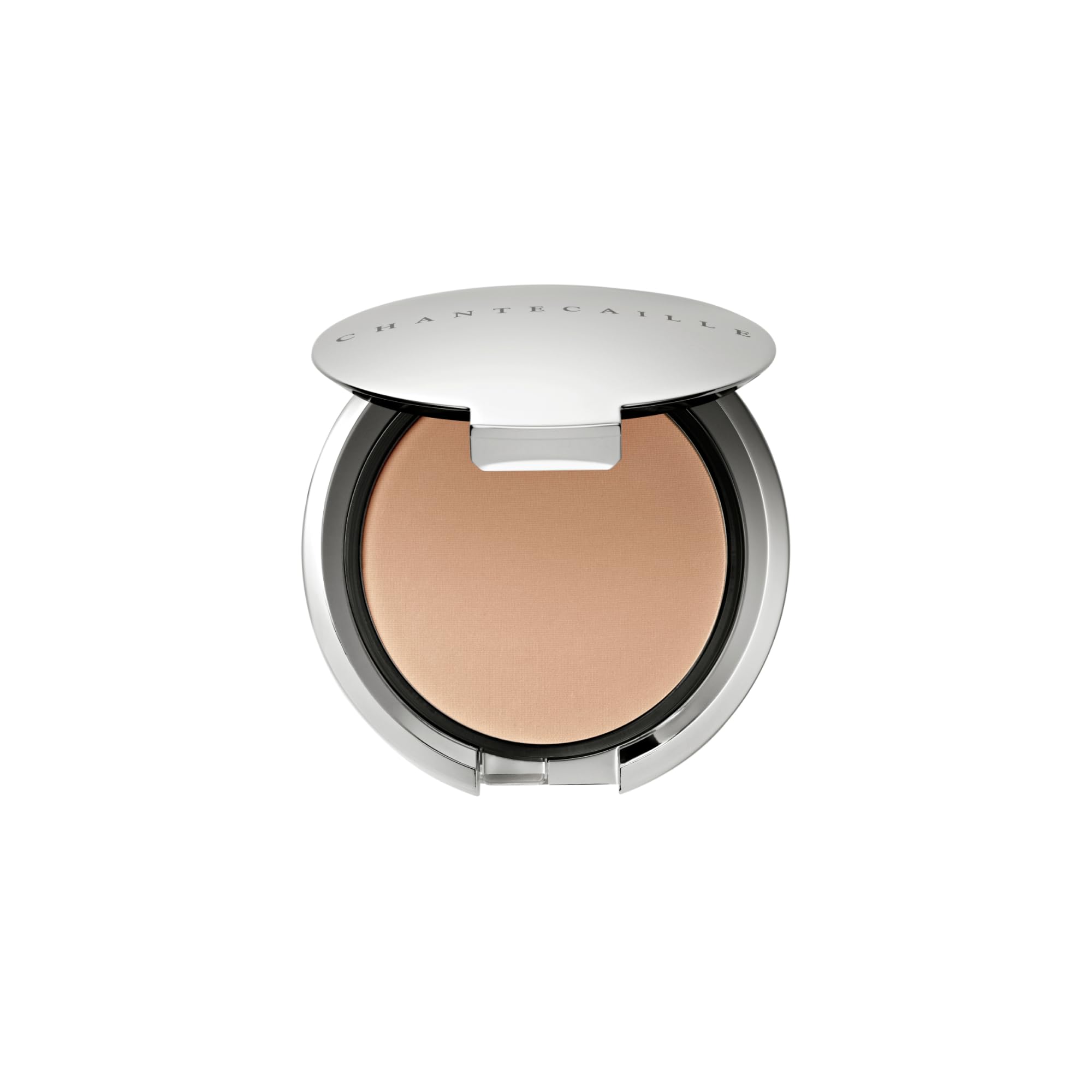 Chantecaille Compact Makeup, Modern Matte UltraFine Powder Foundation with Grape and Pomegranate, Camel