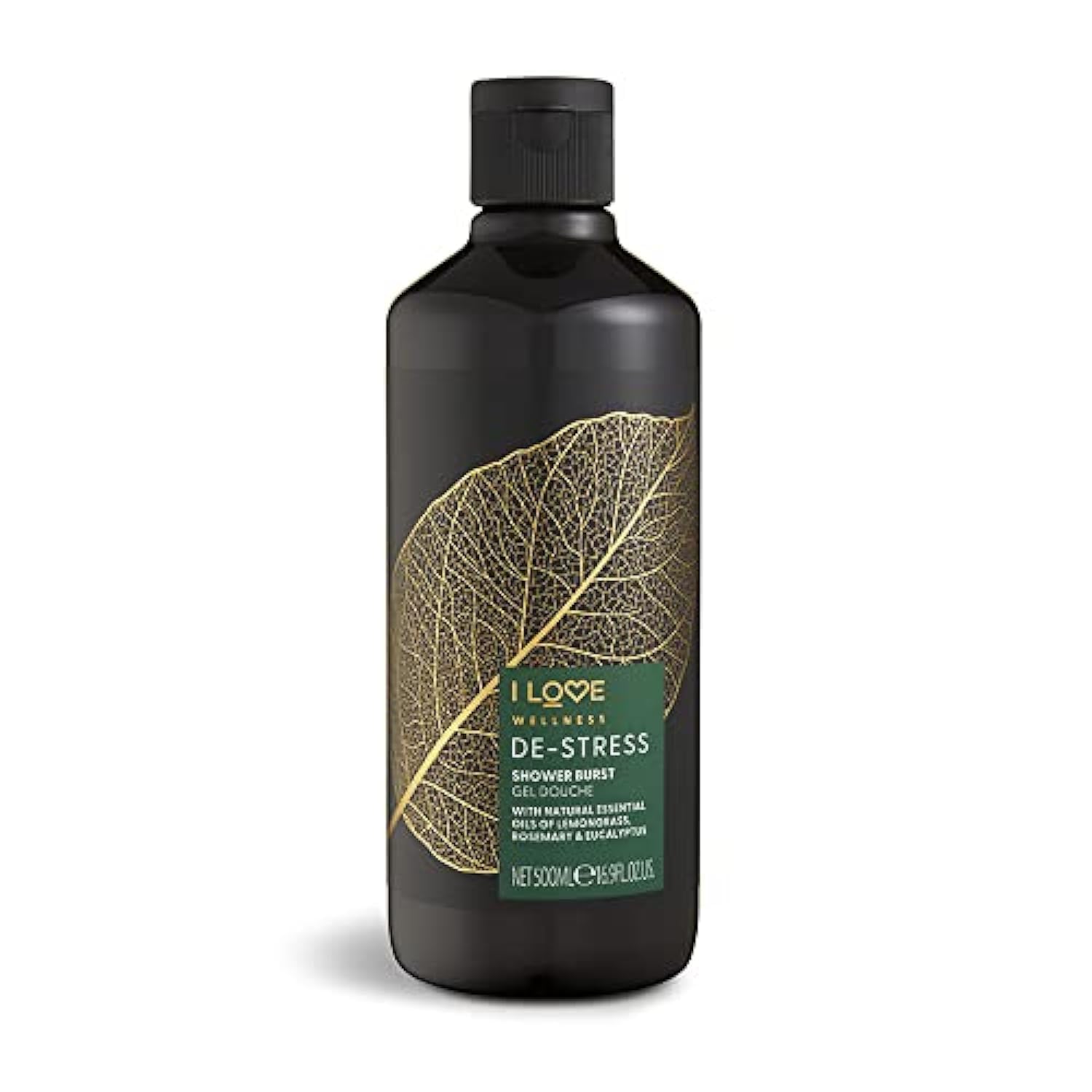 Wellness Shower Burst - De-Stress By I Love Cosmetics For Women - 16.9 Oz Shower Gel