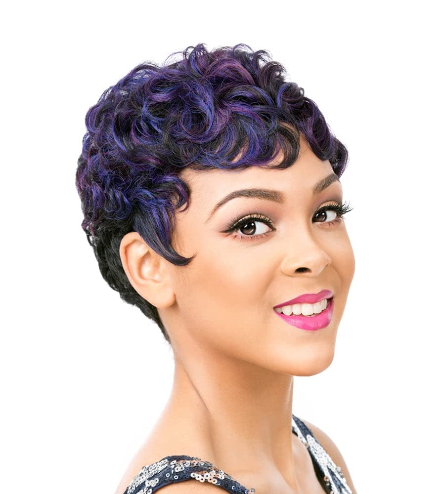 it's a wig! Synthetic Hair Wig Nuna (NDX2633 - NATURAL DARK EXTRA + DARK AUBURN)