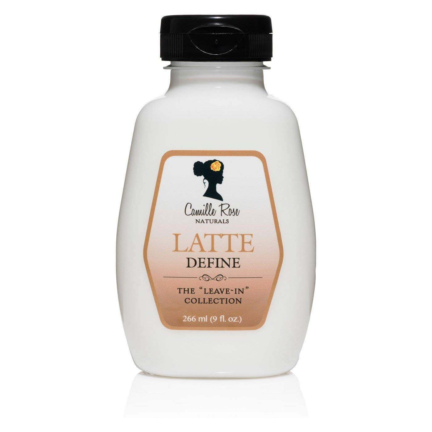 Camille Rose Latte Define Leave in Styling Cream, with Black Cumin and Sunflower Seed Oils to Hold and Define Styles and Texture