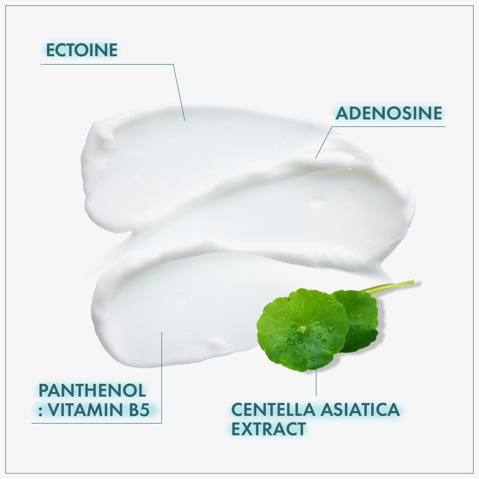 TOSOWOONG Adenosine Cica Cream, 520,000ppm Centella Asiatica, Redness Reducing for Oily and Dry Skin Moisturizer, Barrier Cream