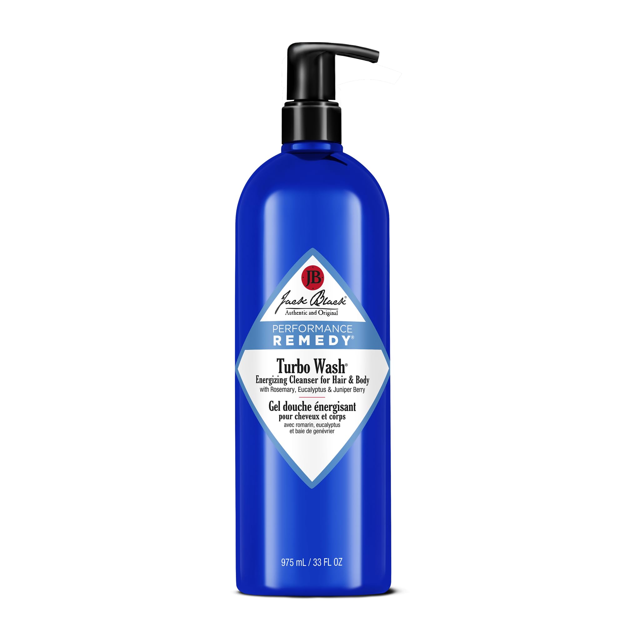 Jack Black Turbo Wash Energizing Cleanser for Hair & Body - Mens Body Wash and Shampoo, Mens Shampoo and Body Wash, Men's Body W