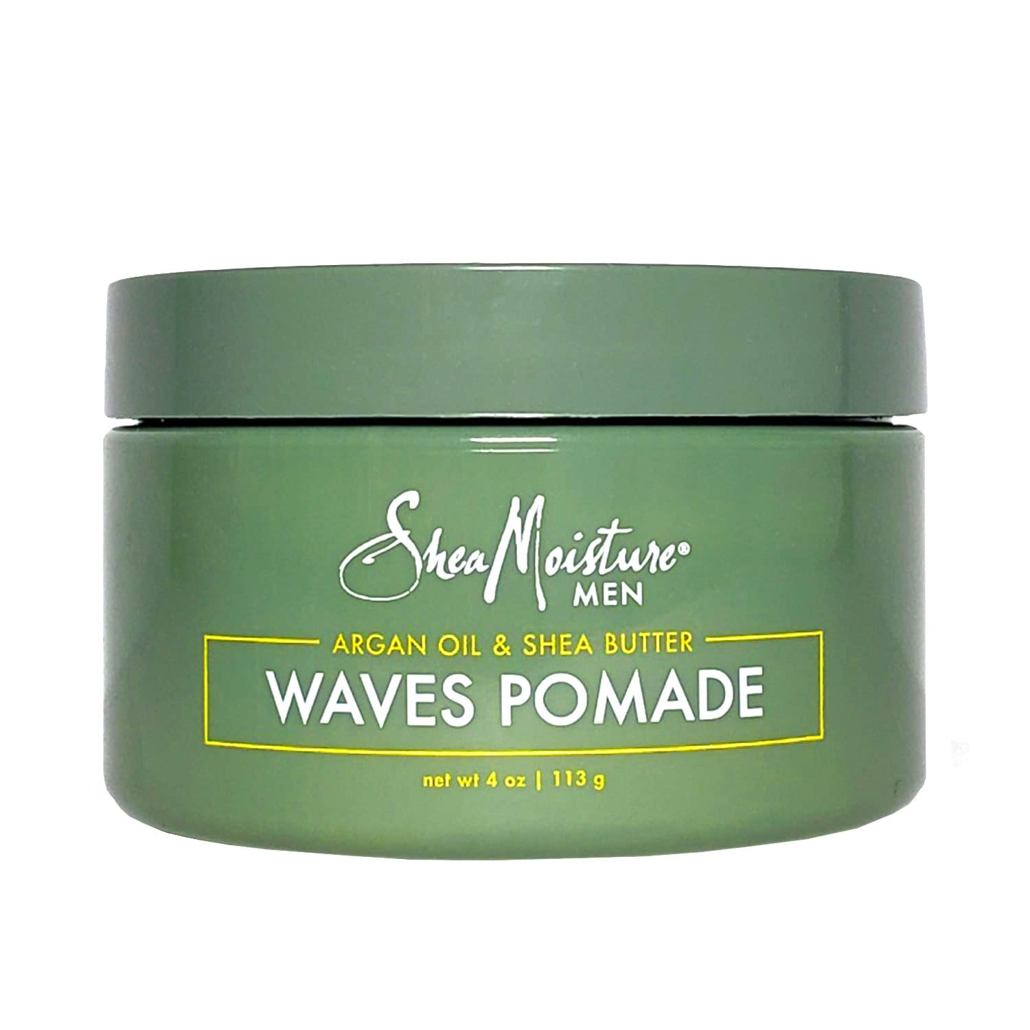 SheaMoisture Men Waves Pomade Argan Oil and Shea Butter  Hair Care Styling Product for Frizz Control and Waves  Mens styling 