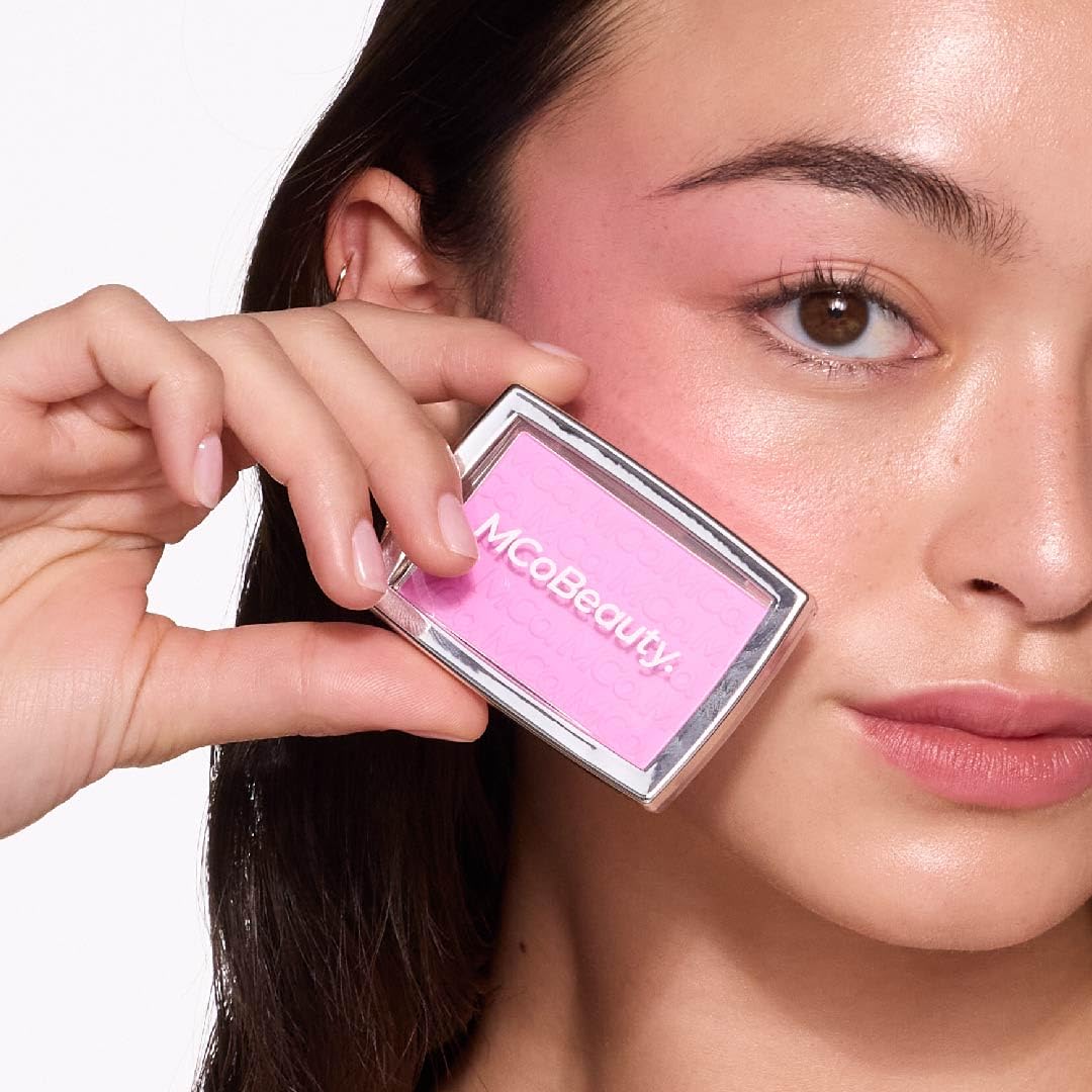 Mcobeauty Glow Up Ph Powder Blush - Blush Red, Customizable Matte Blush, Vegan, Cruelty Free Cosmetics