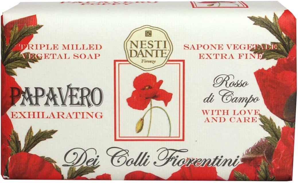 Nesti Dante Dei Colli Fiorentini Red Poppy Soap 250g