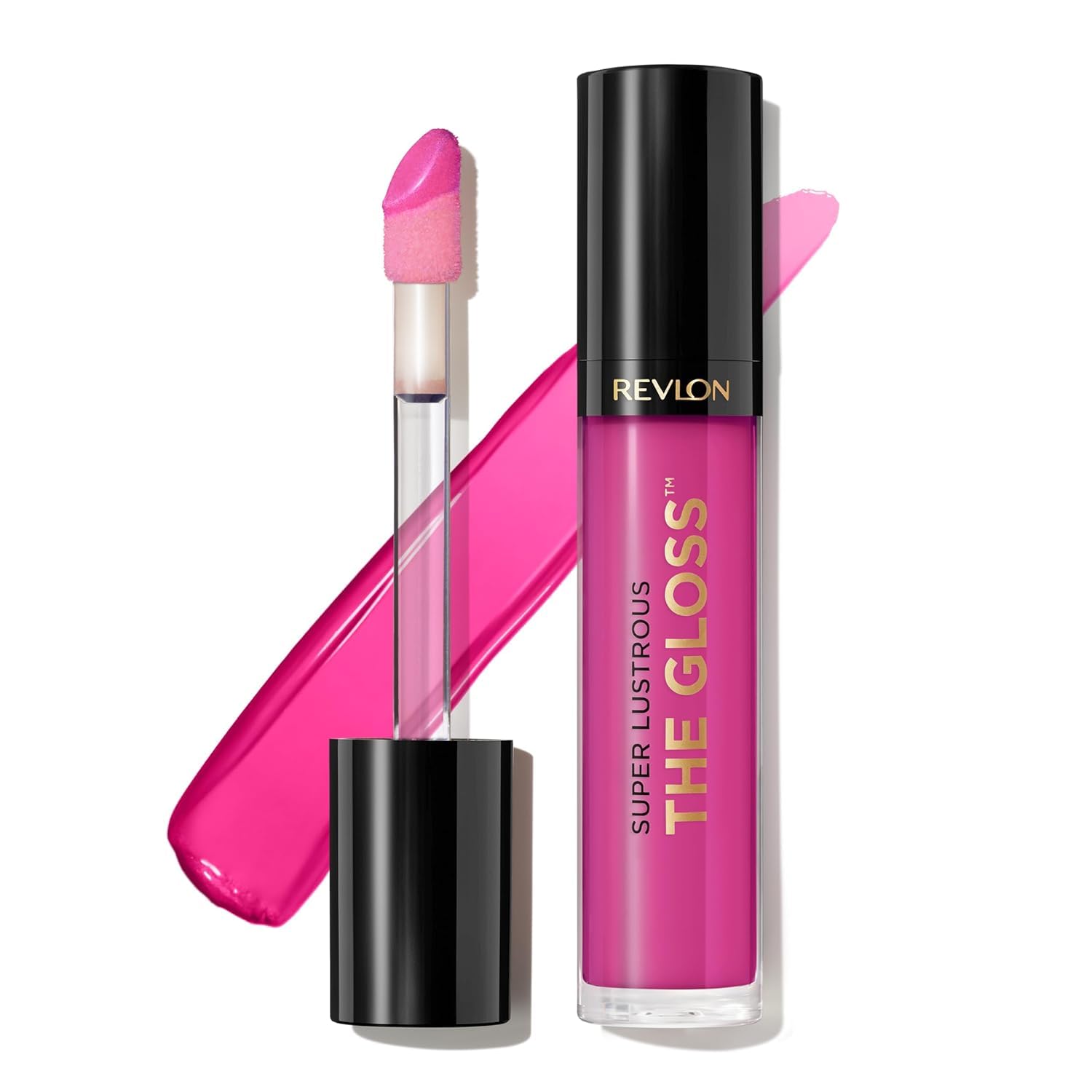 Revlon Super Lustrous The Gloss, NonSticky, High Shine Glossy Finish, Lightweight Moisture Enriched With Agave, Moringa Oil Cap