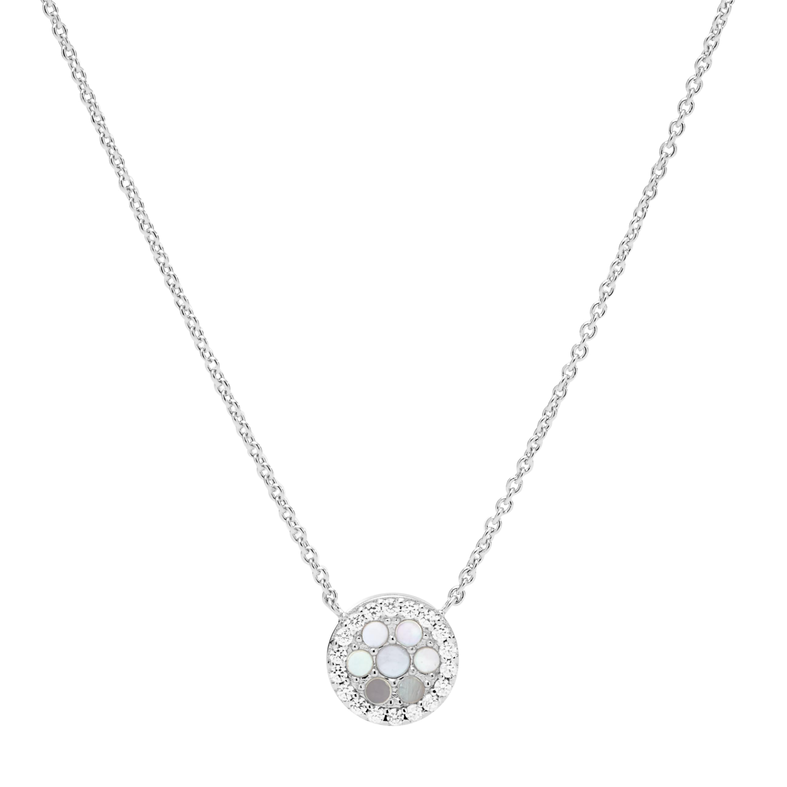 Fossil Womens Sterling Silver Necklace, Color: Silver (Model: JFS00520040)
