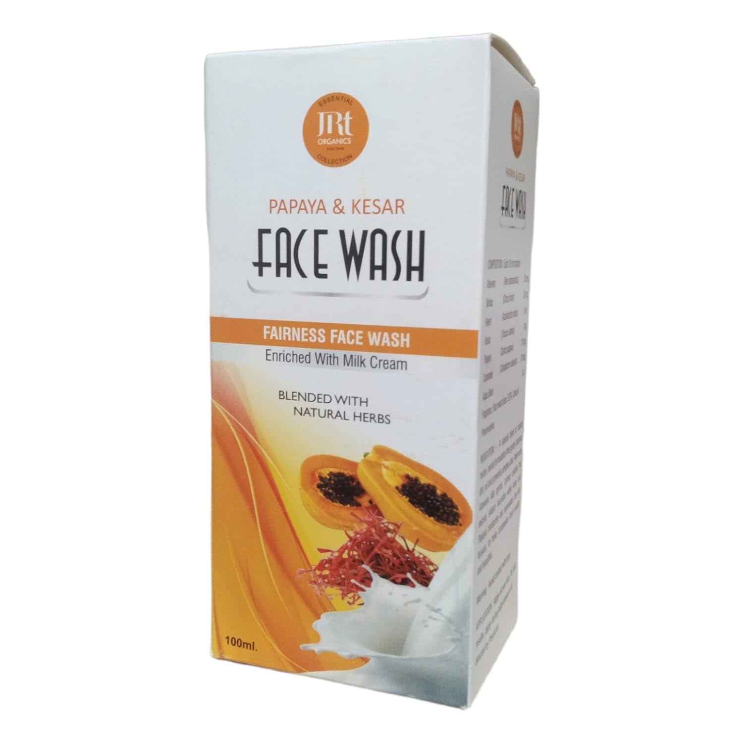 Dhakar Enterprises Jrt Daily Cleansing Glowing Skin Papaya & Kesher Face Wash 100 Ml Pack Of 3